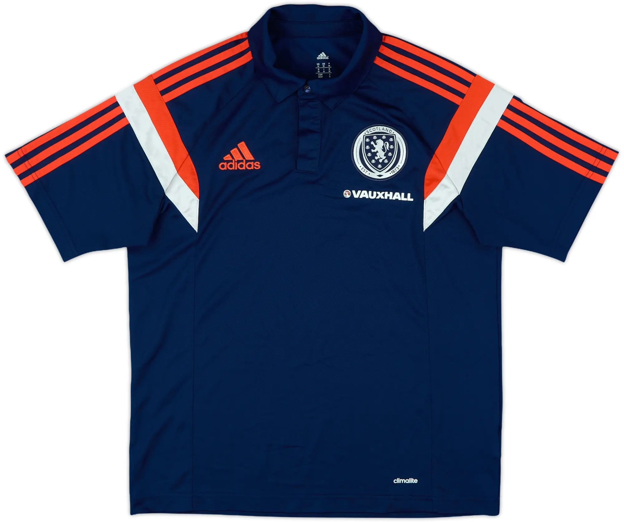 adidas Scotland Mens SS Home Shirt 2014