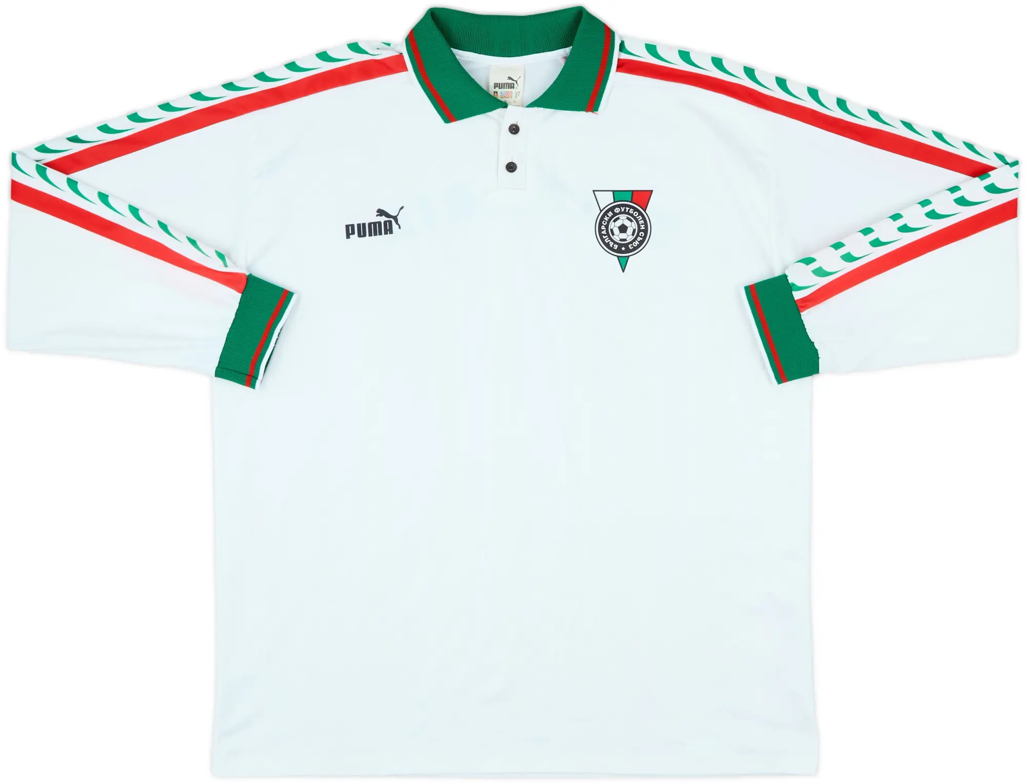 1996-98 Bulgaria Home L/S Shirt - 7/10 - (XL)