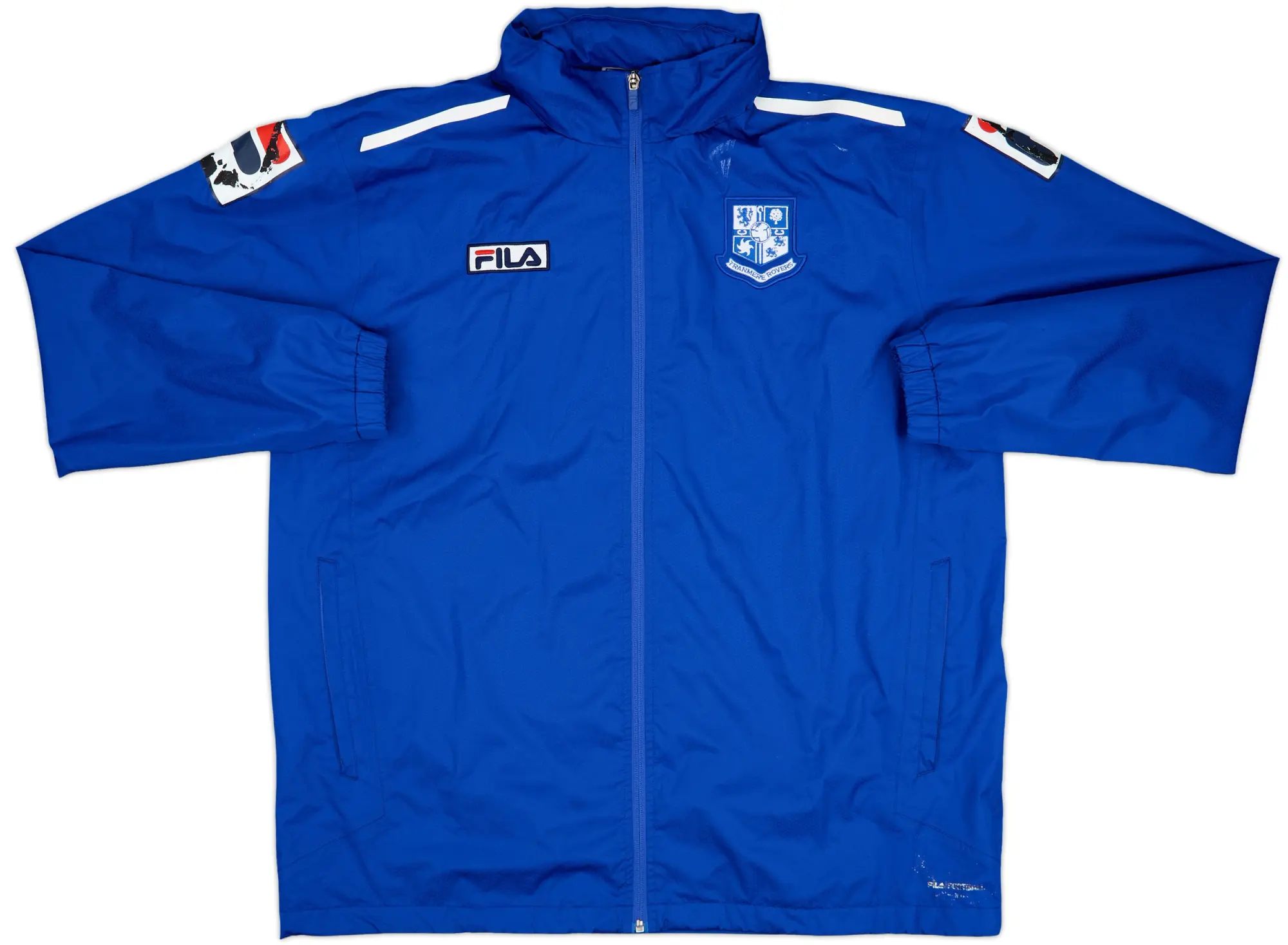 2012-14 Tranmere Rovers Fila Hooded Rain Jacket - 5/10 - (XL)