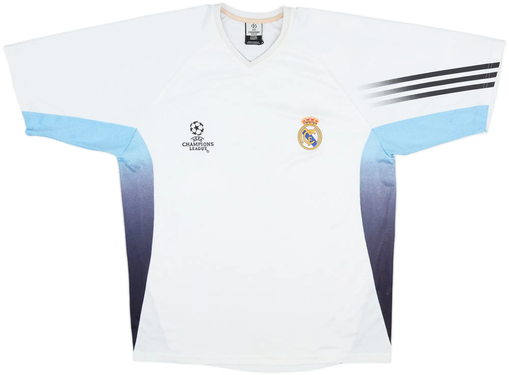 2003-04 Real Madrid adidas CL Training Shirt - 8/10 - (M/L)