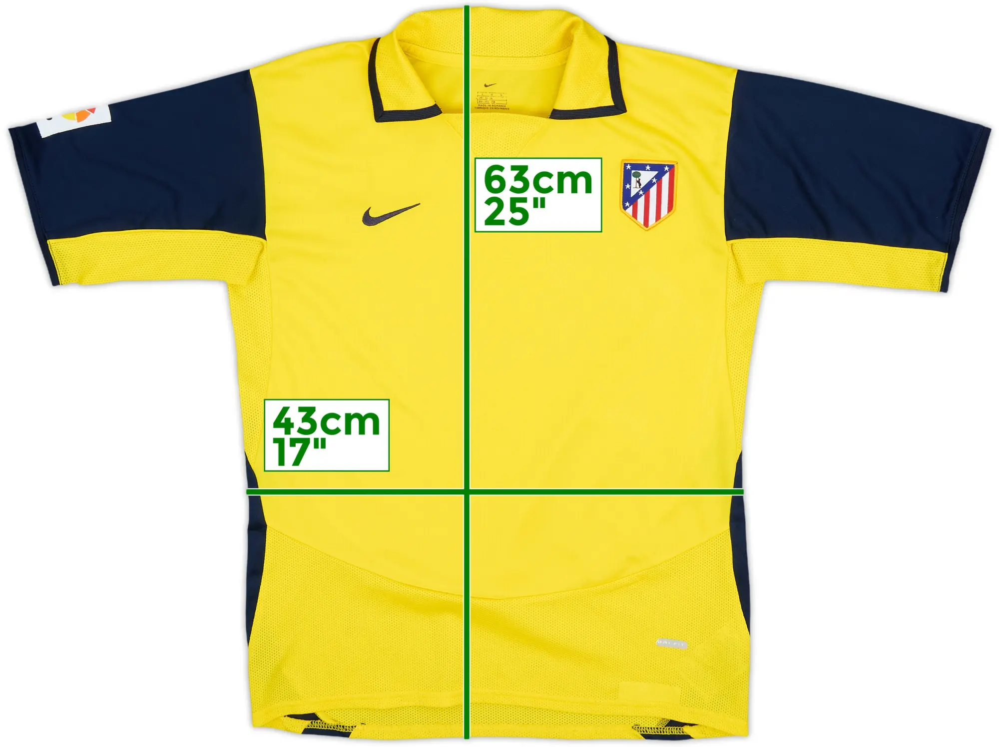 Nike Atlético Madrid Boys SS Away Shirt 2003/04