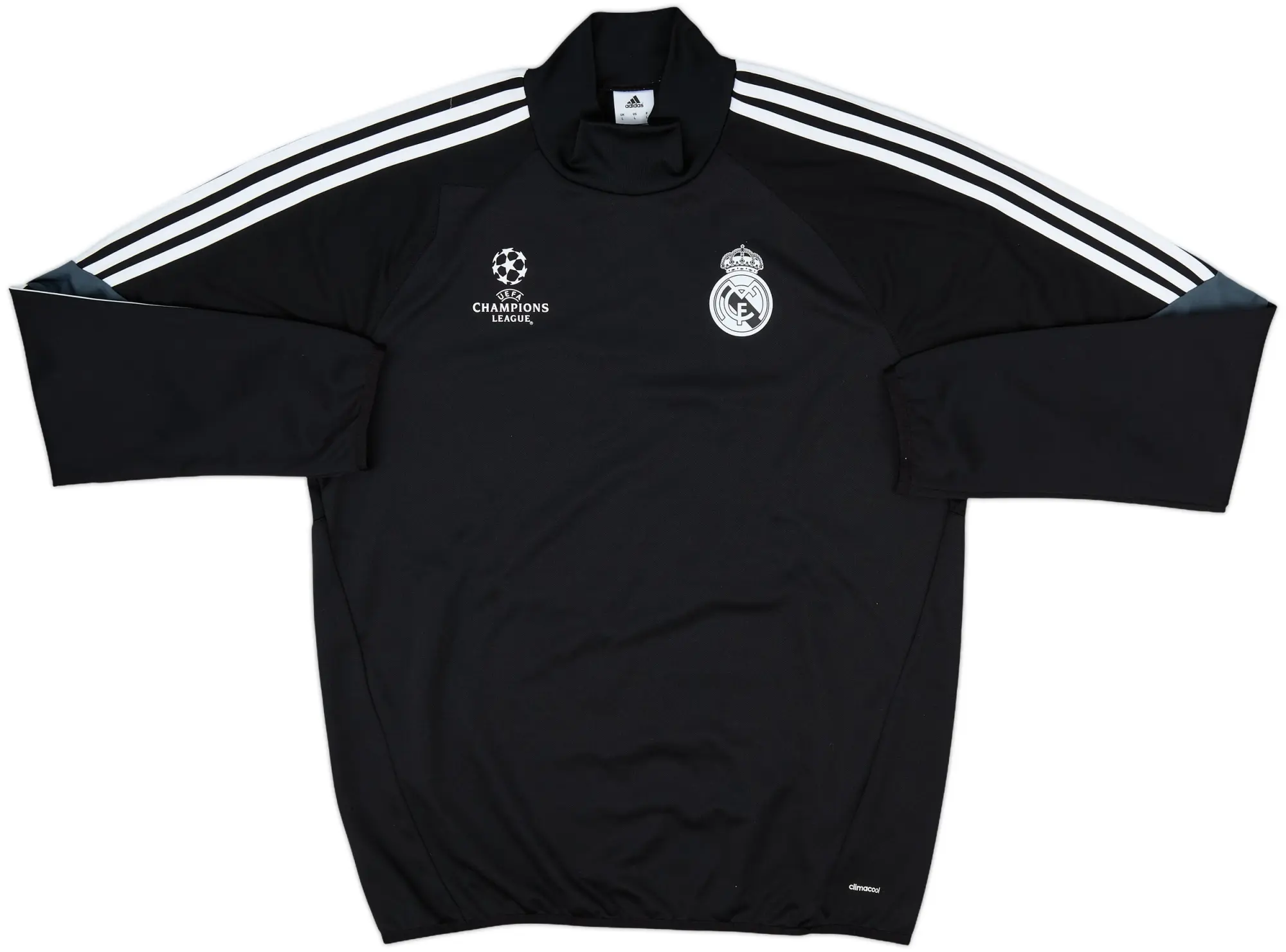 2014-15 Real Madrid adidas CL Sweat Top - 9/10 - (L)
