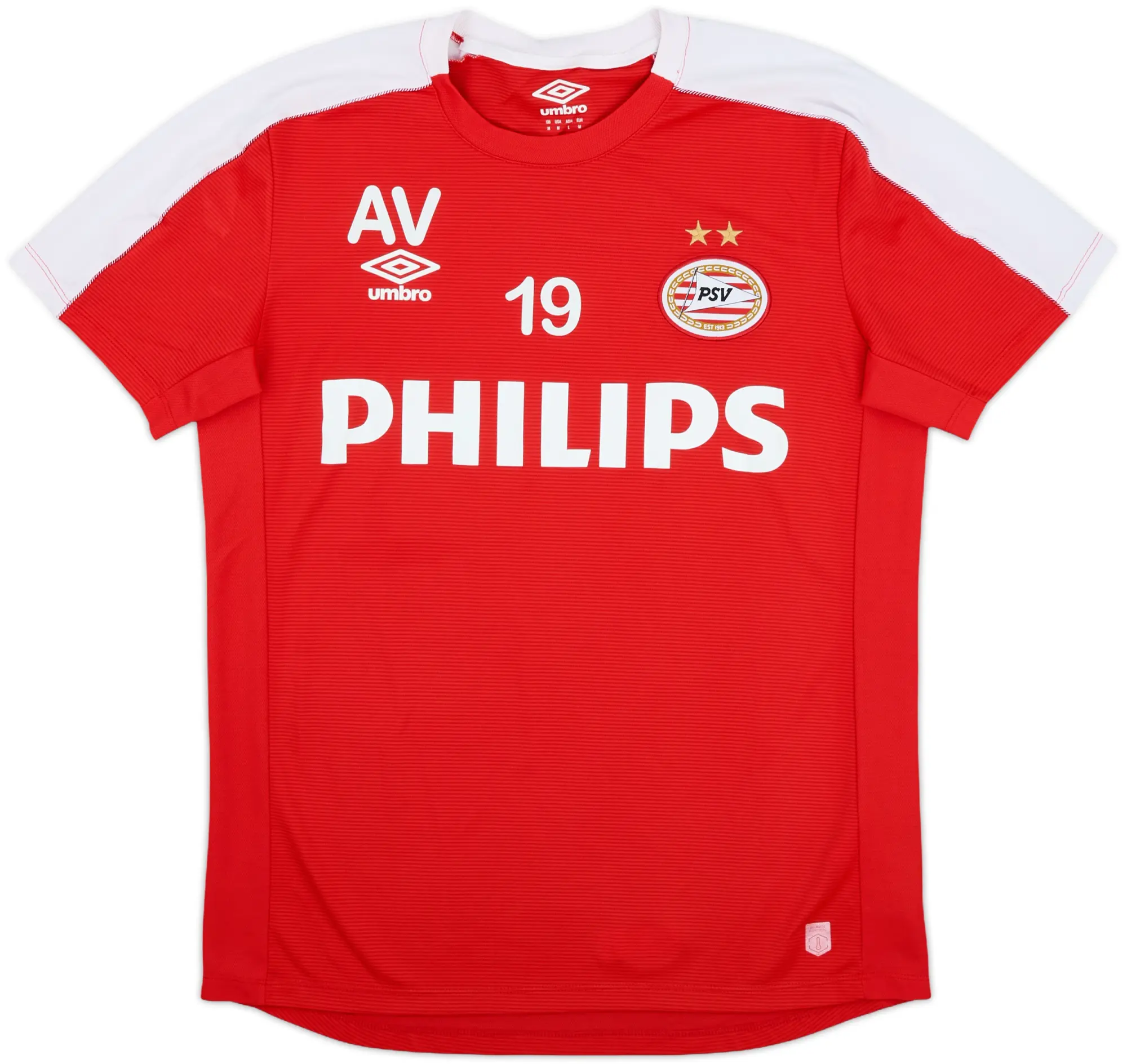 2014-15 PSV Women&#039;s Academy Player Issue Umbro Training Shirt #19 - 10/10 - (M)