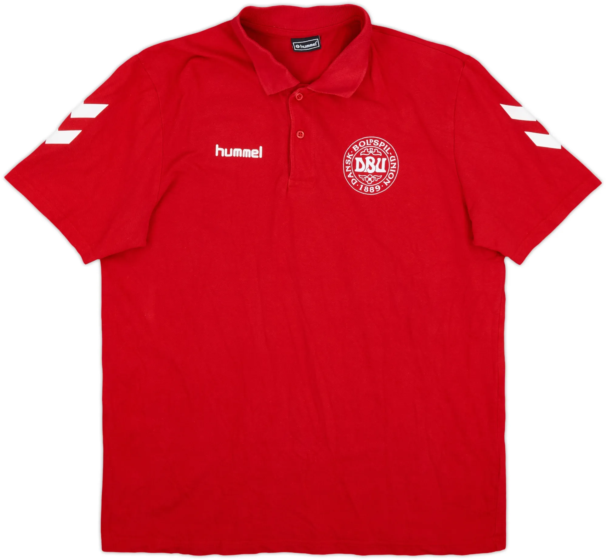 2016-18 Denmark Hummel Polo Shirt - 8/10 - (XL)