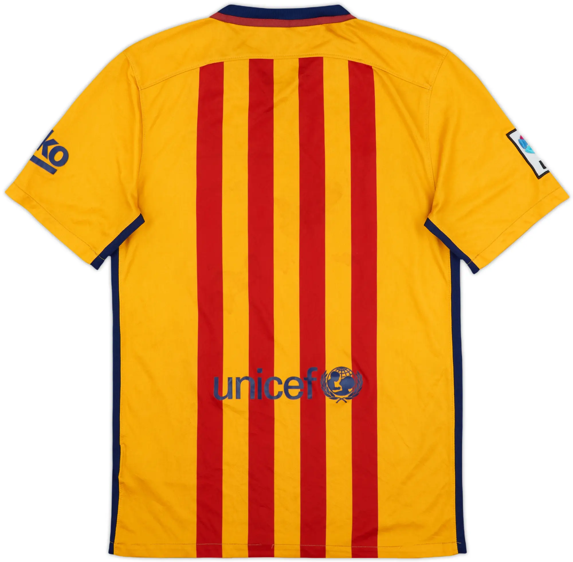 Nike Barcelona Mens SS Away Shirt 2015/16