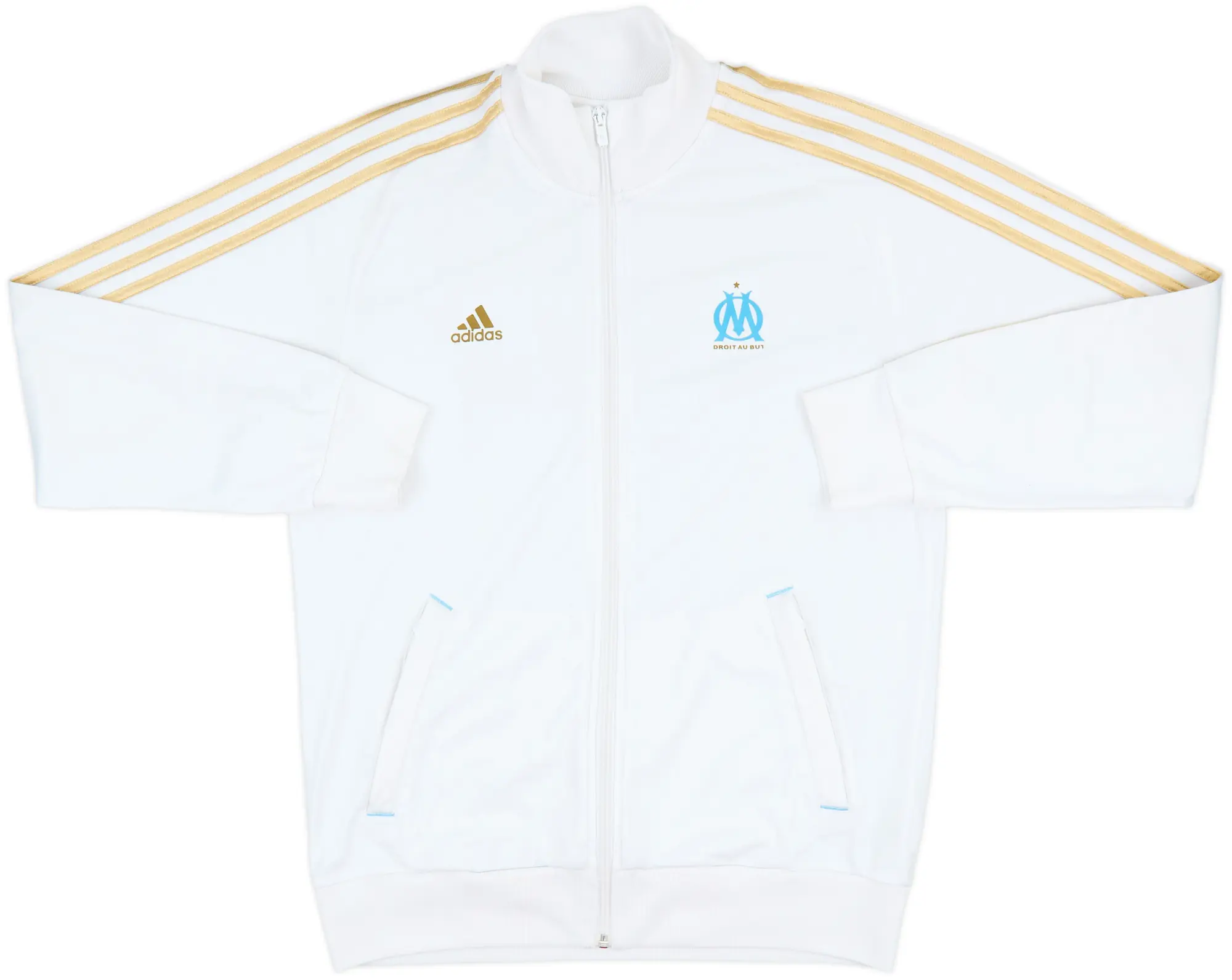 2011-12 Marseille adidas Track Jacket - 8/10 - (S)