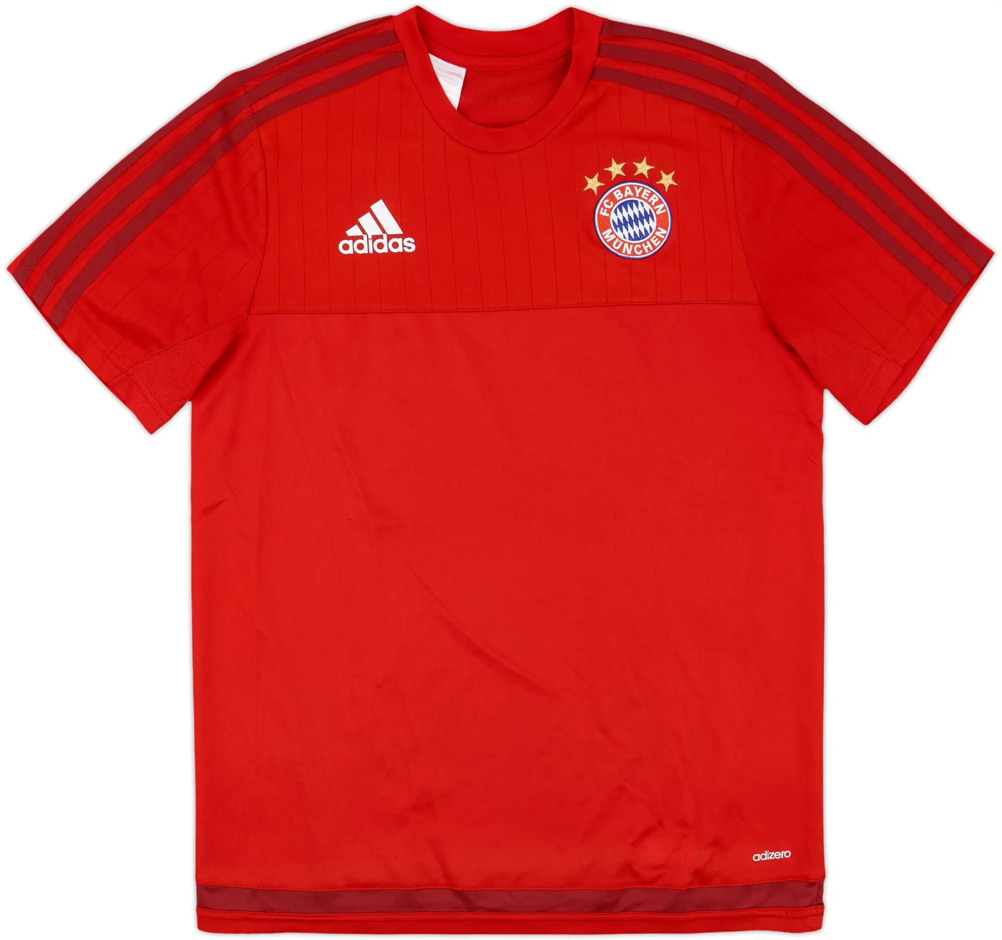 adidas Bayern Munich Boys SS Player Issue Home Shirt 2015/16