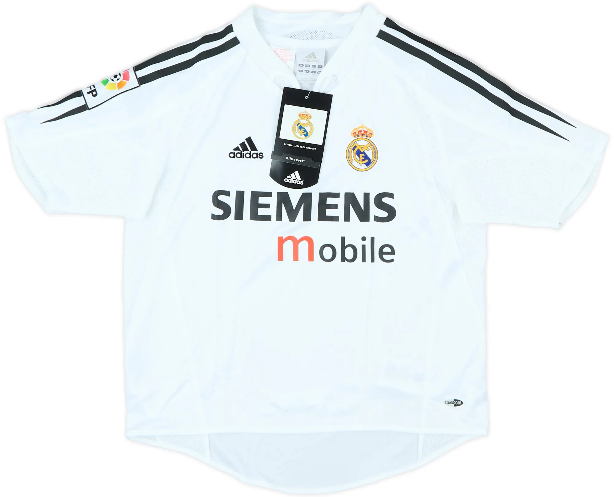 adidas Real Madrid Boys SS Home Shirt 2004/05