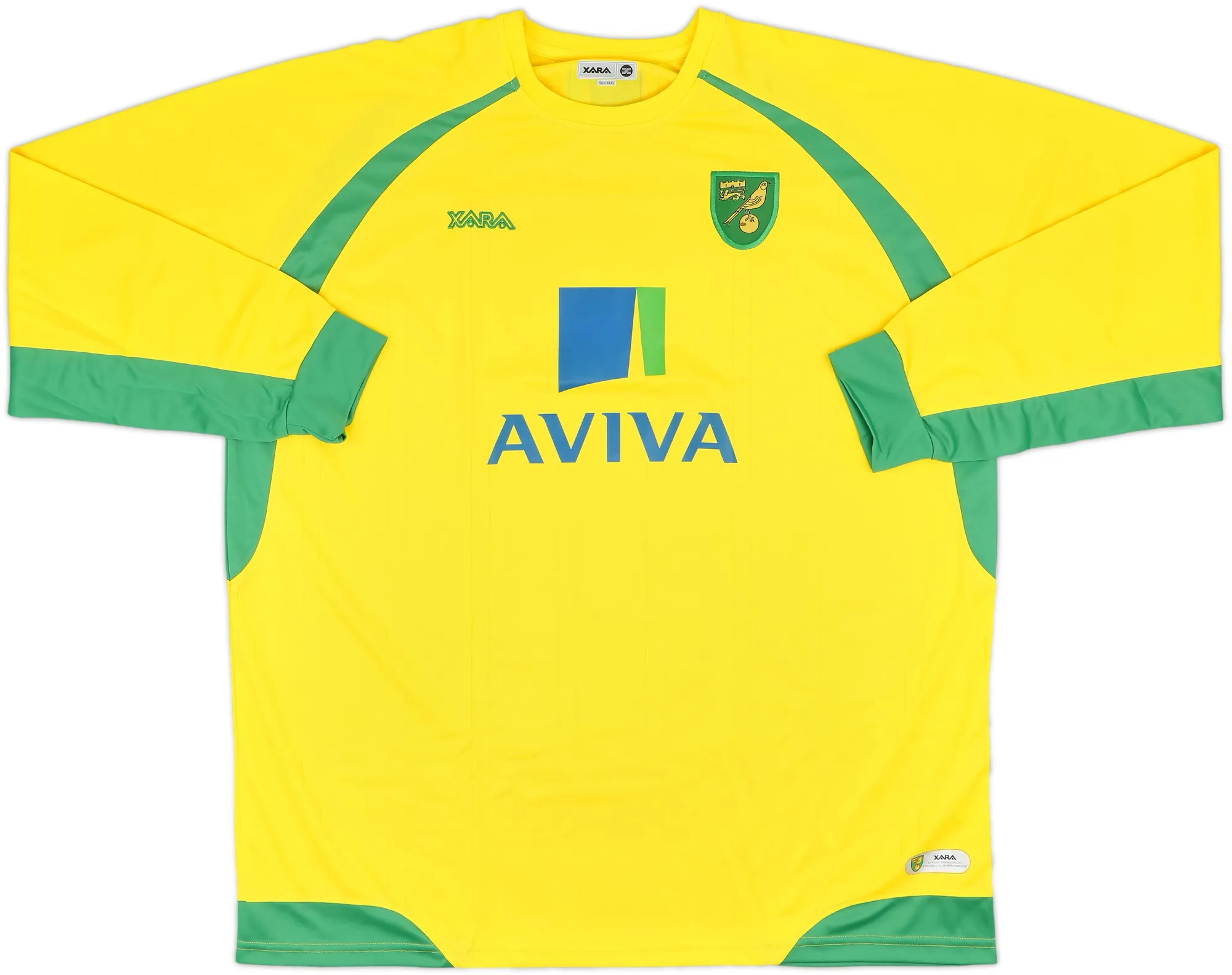 Home Norwich City Mens LS Home Shirt 2010/11