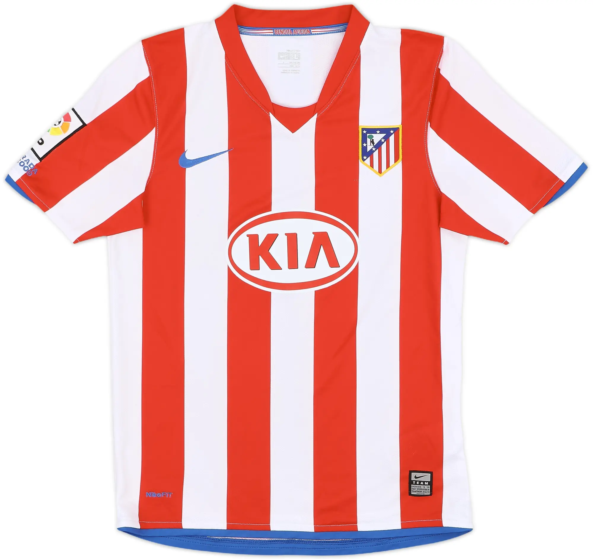 Nike Atlético Madrid Boys SS Home Shirt 2008/09