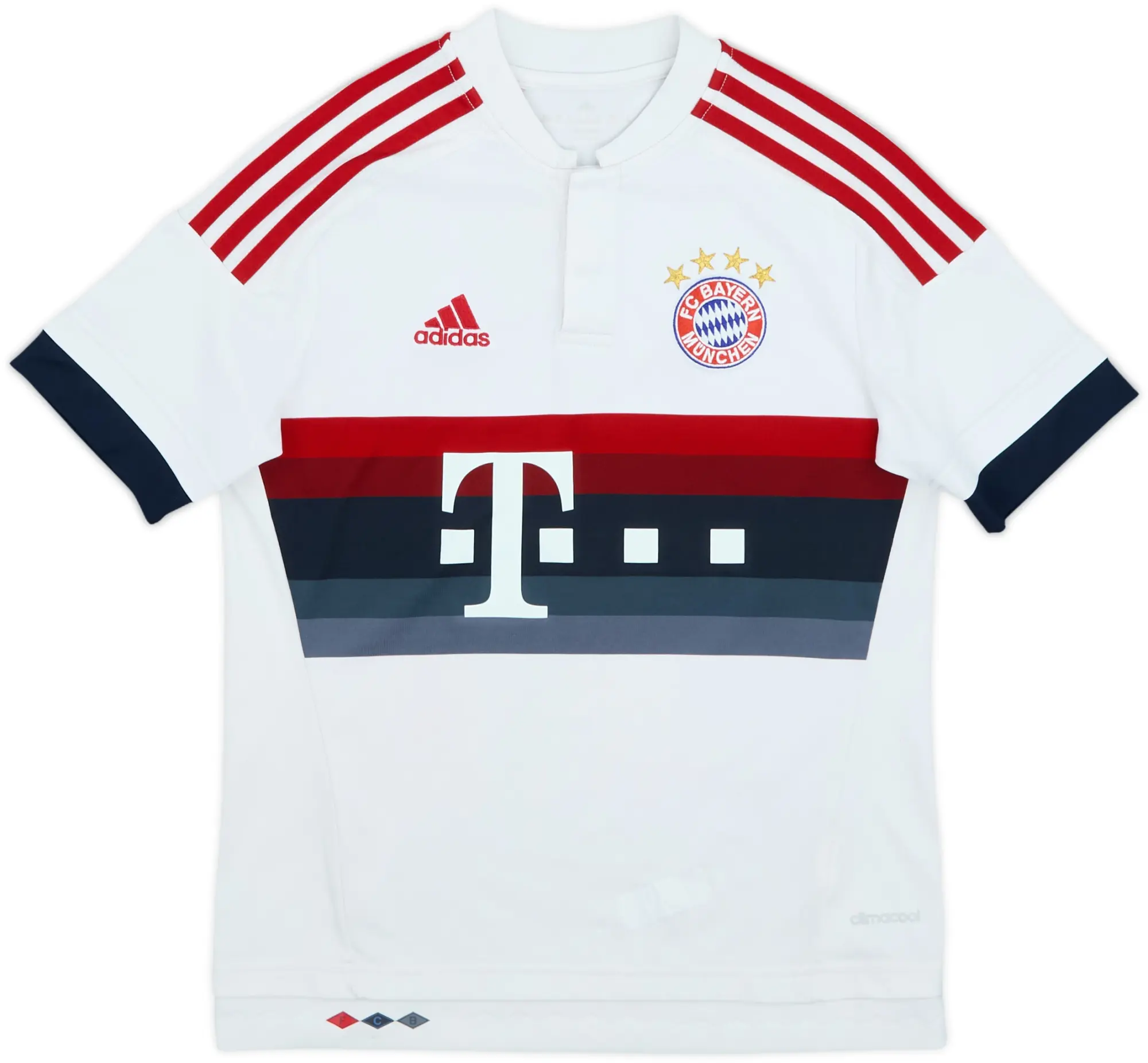 adidas Bayern Munich Boys SS Away Shirt 2015/16