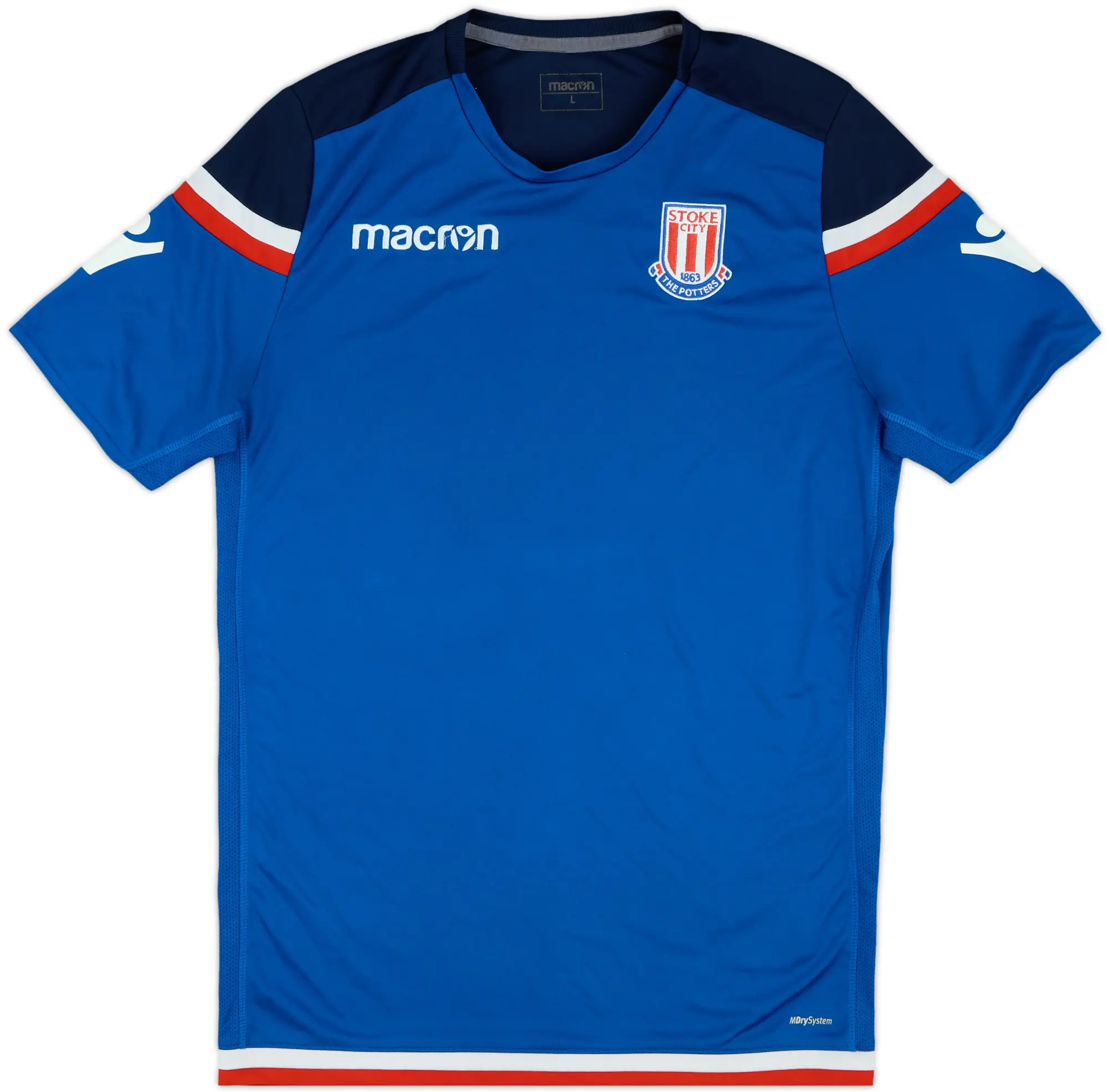 2017-18 Stoke City Macron Training Shirt - 6/10 - (L)