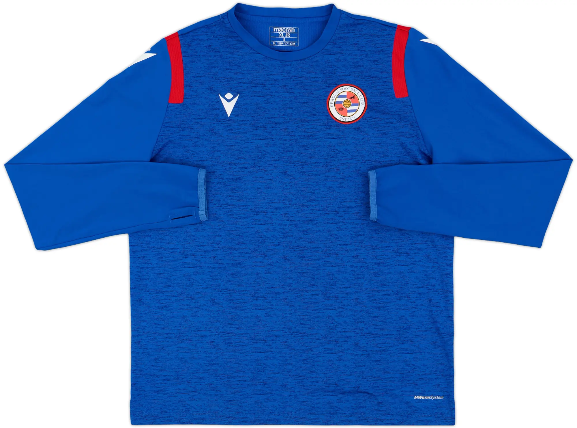 2020-21 Reading Macron Training L/S Shirt - 8/10 - (XL.Boys)