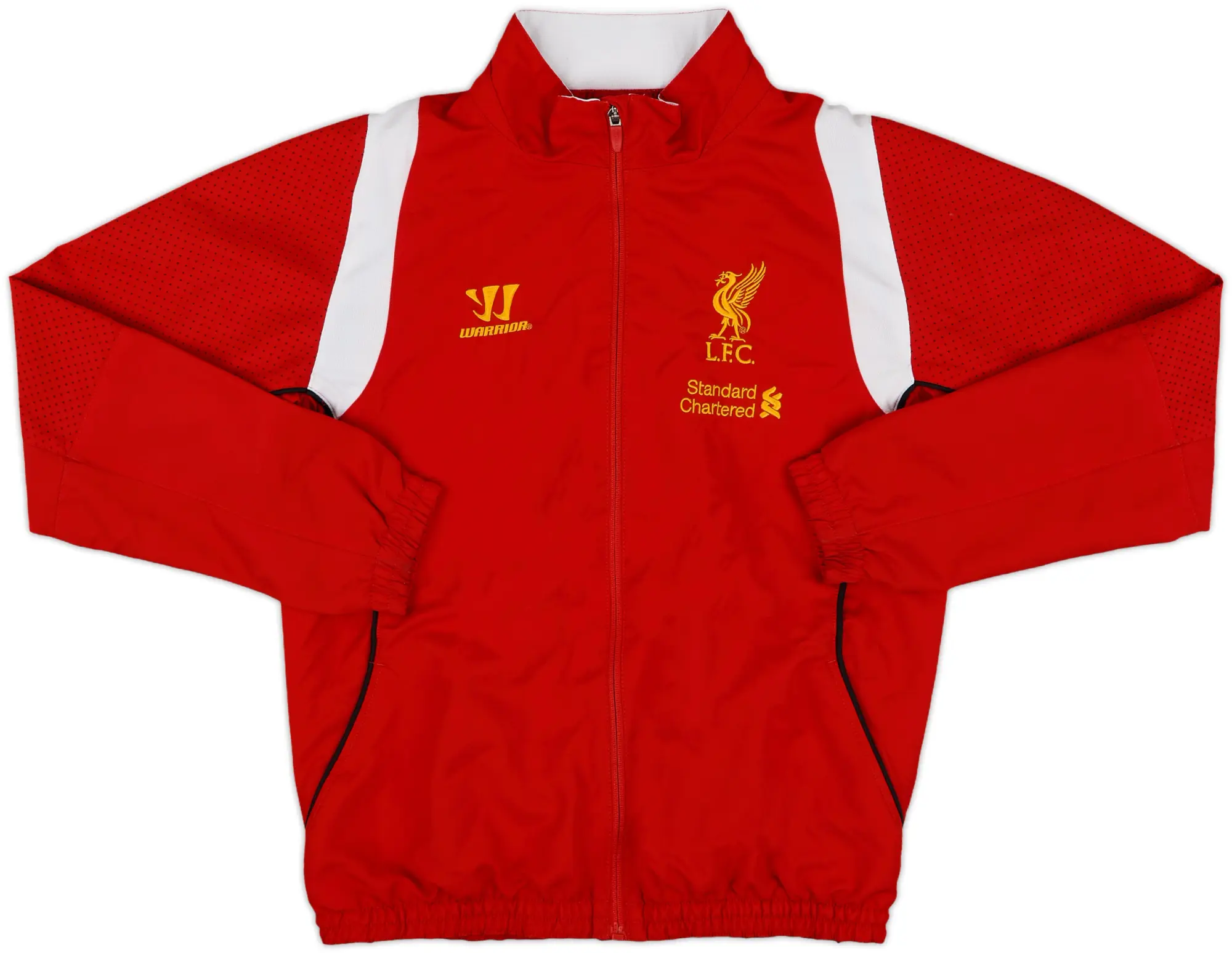 2012-13 Liverpool Warrior Track Jacket - 8/10 - (XL.Boys)
