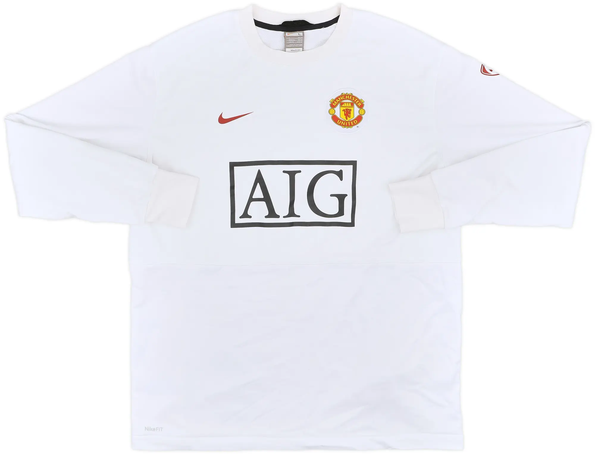 2009-10 Manchester United Nike Sweat Top - 8/10 - (L)