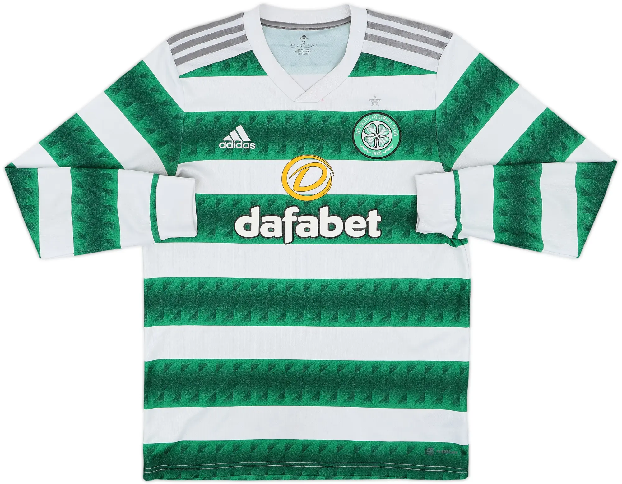 adidas Celtic Mens LS Home Shirt 2022/23