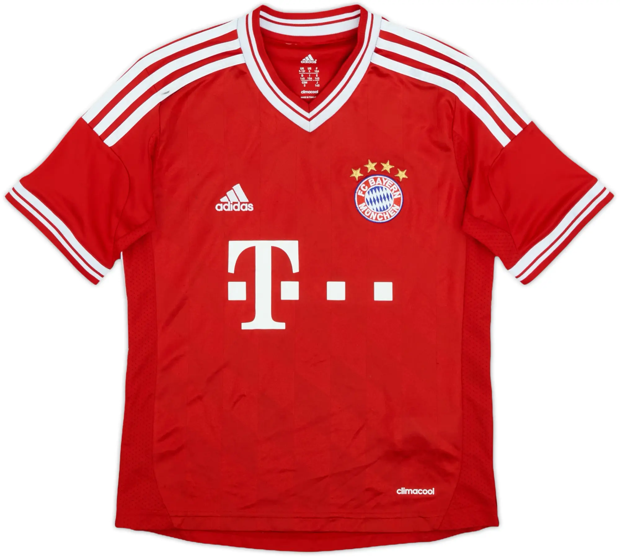 adidas Bayern Munich Boys SS Home Shirt 2013/14
