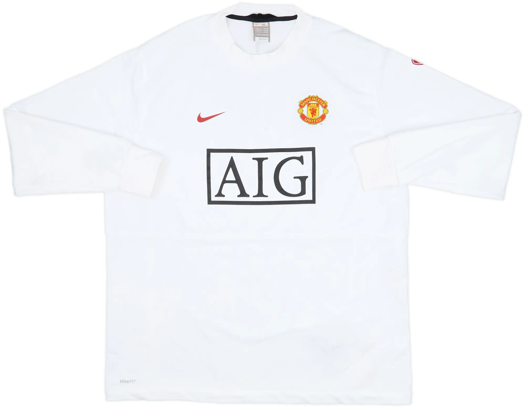 2009-10 Manchester United Nike Sweat Top - 8/10 - (XL)