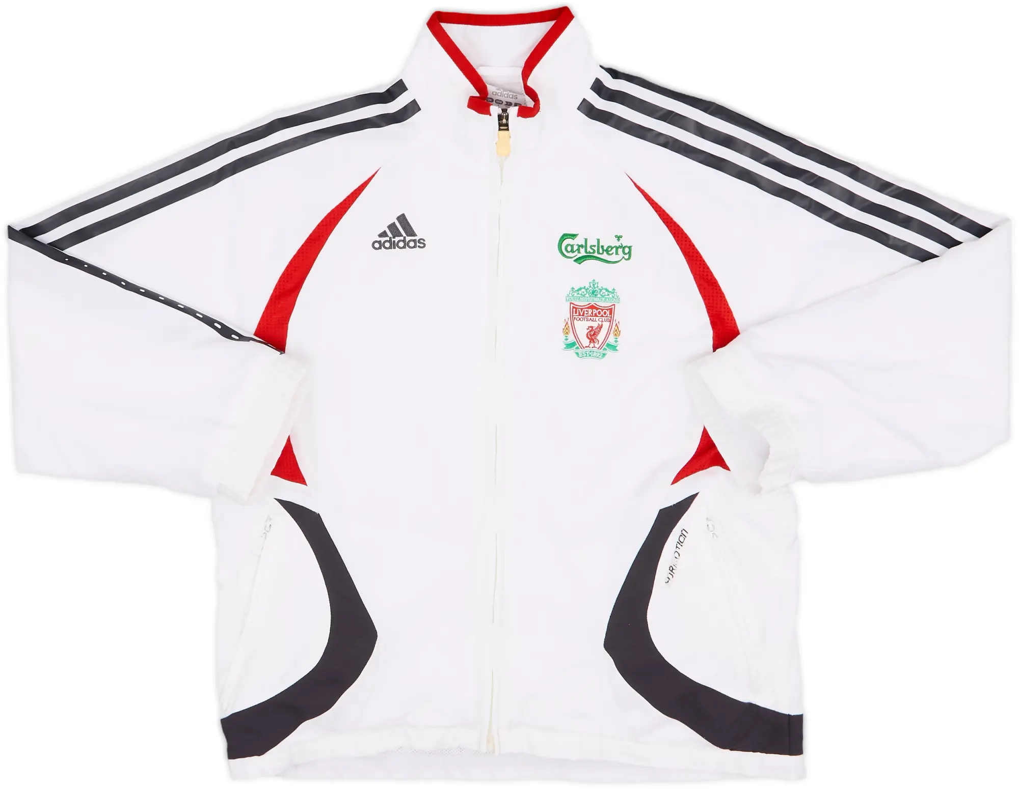 2006-07 Liverpool adidas Formotion Track Jacket - 8/10 - (S.Boys)