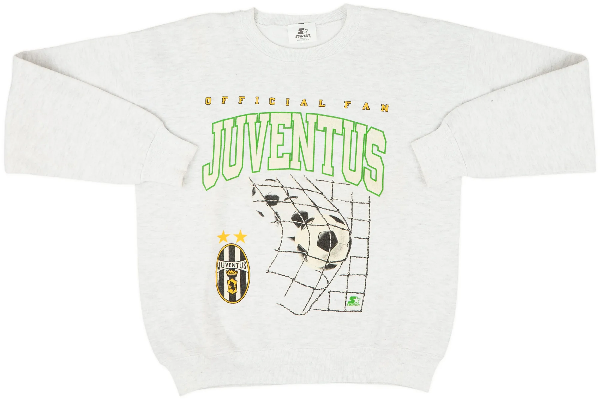 1990-91 Juventus Starter Sweat Top - 8/10 - (L)