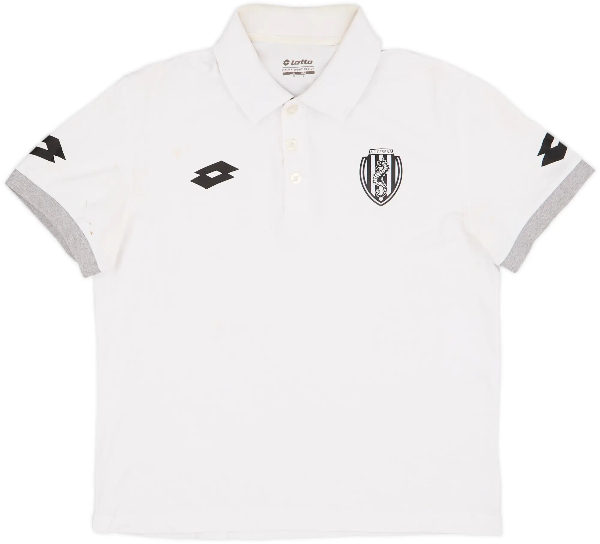 2017-18 Cesena Lotto Polo Shirt - 6/10 - (M)