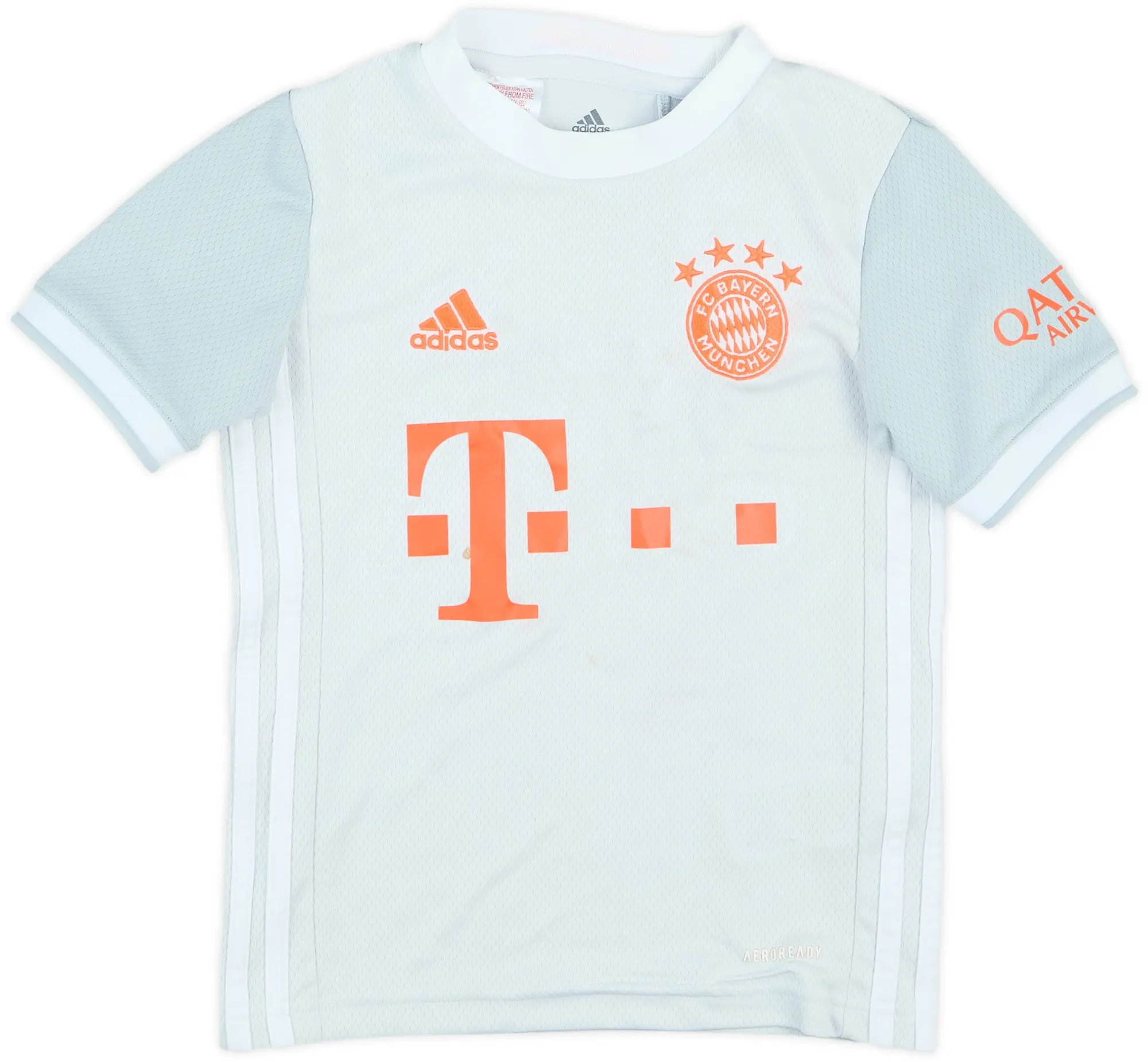 adidas Bayern Munich Boys SS Away Shirt 2020/21