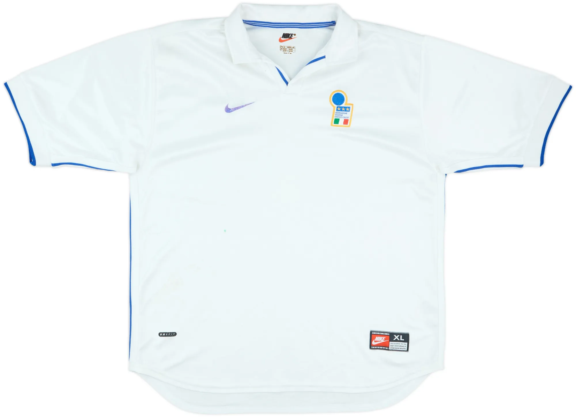 Nike Italy Mens SS Away Shirt 1997