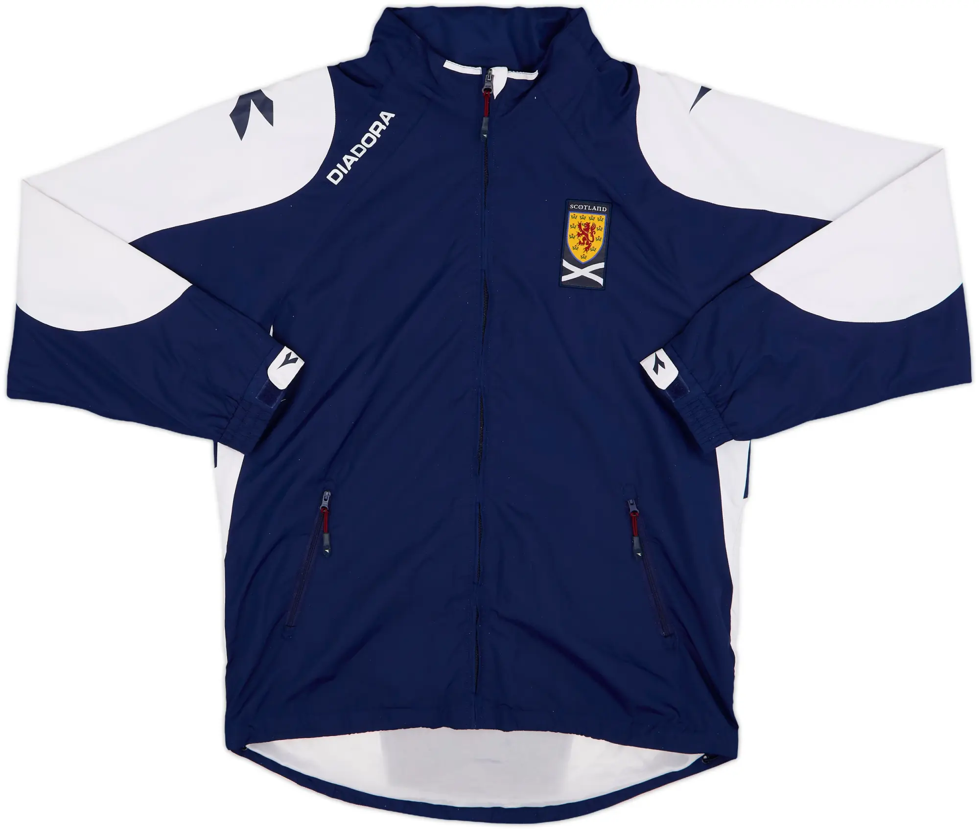 2005-06 Scotland Diadora Hooded Rain Jacket - 8/10 - (S)