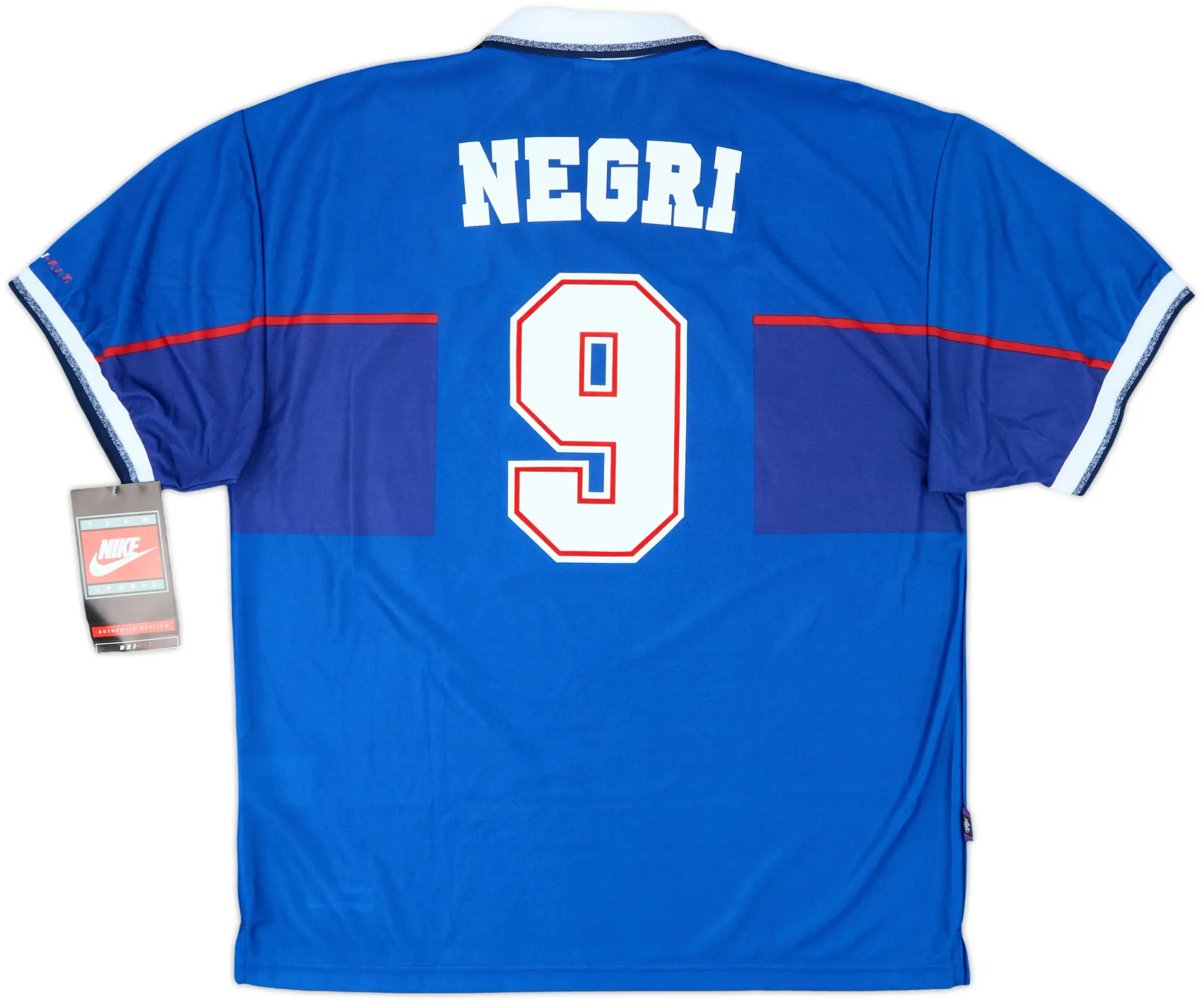 1997-99 Rangers Home Shirt Negri #9 (XXL)