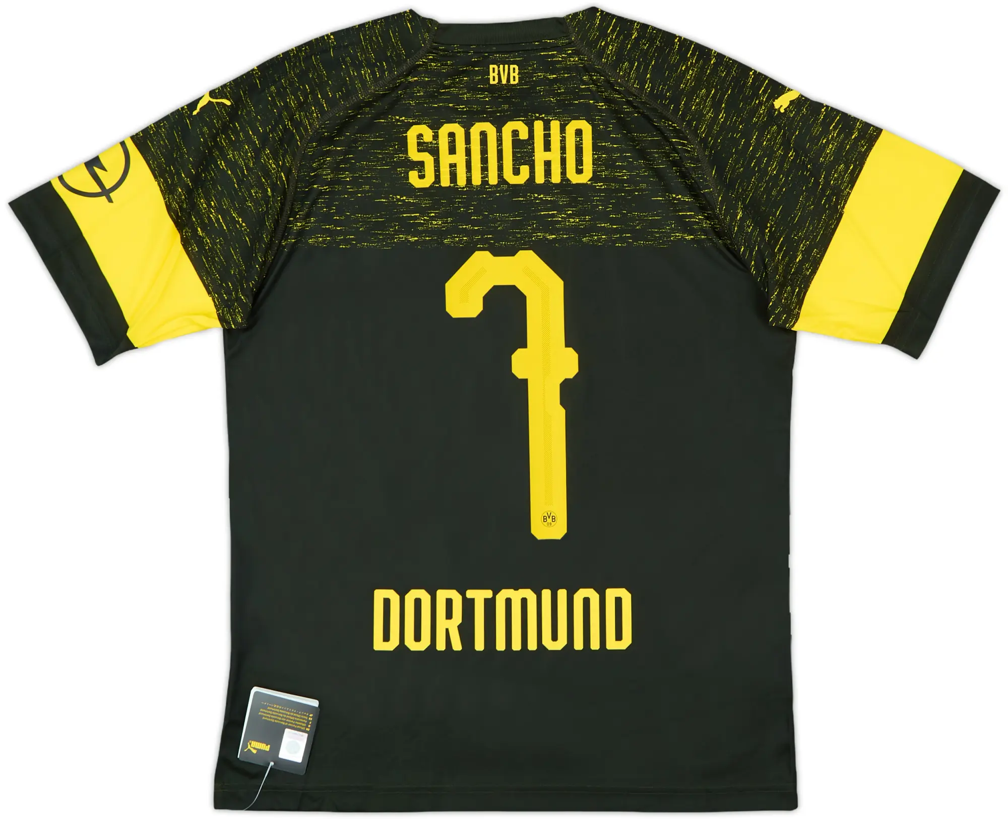 Puma Borussia Dortmund Mens SS Away Shirt 2018/19