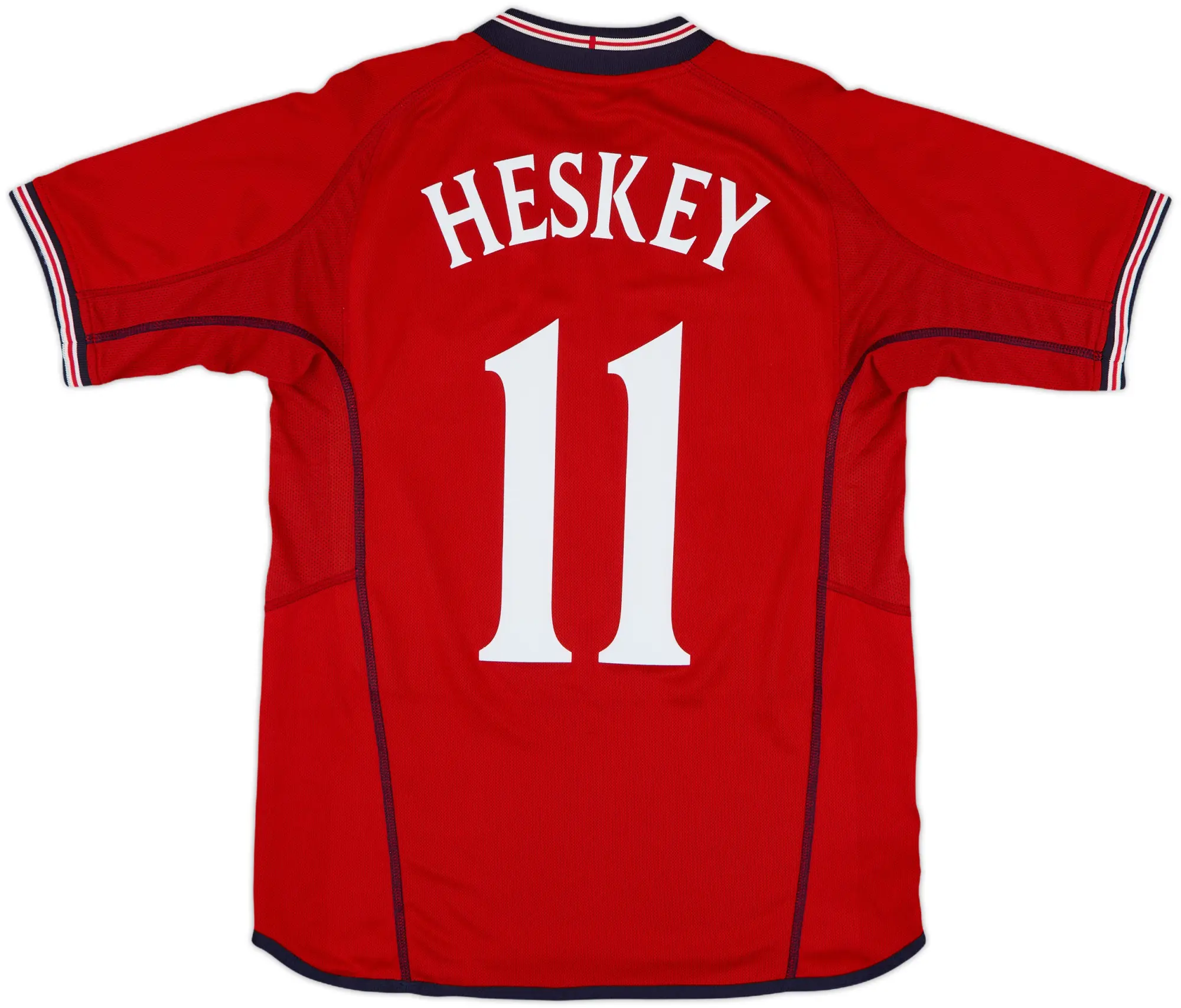 2002-04 England Away Shirt Heskey #11 - 10/10 - (S)