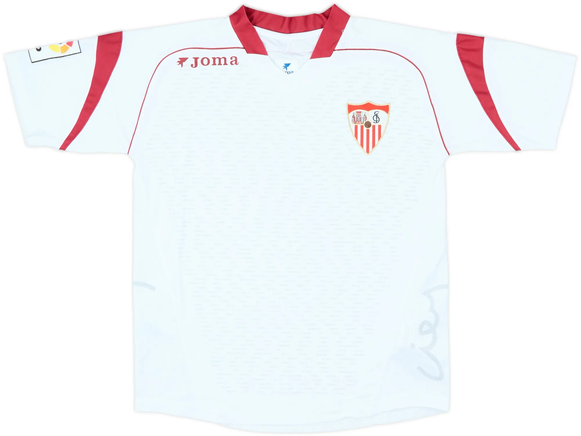 Joma Sevilla Mens SS Home Shirt 2005/06