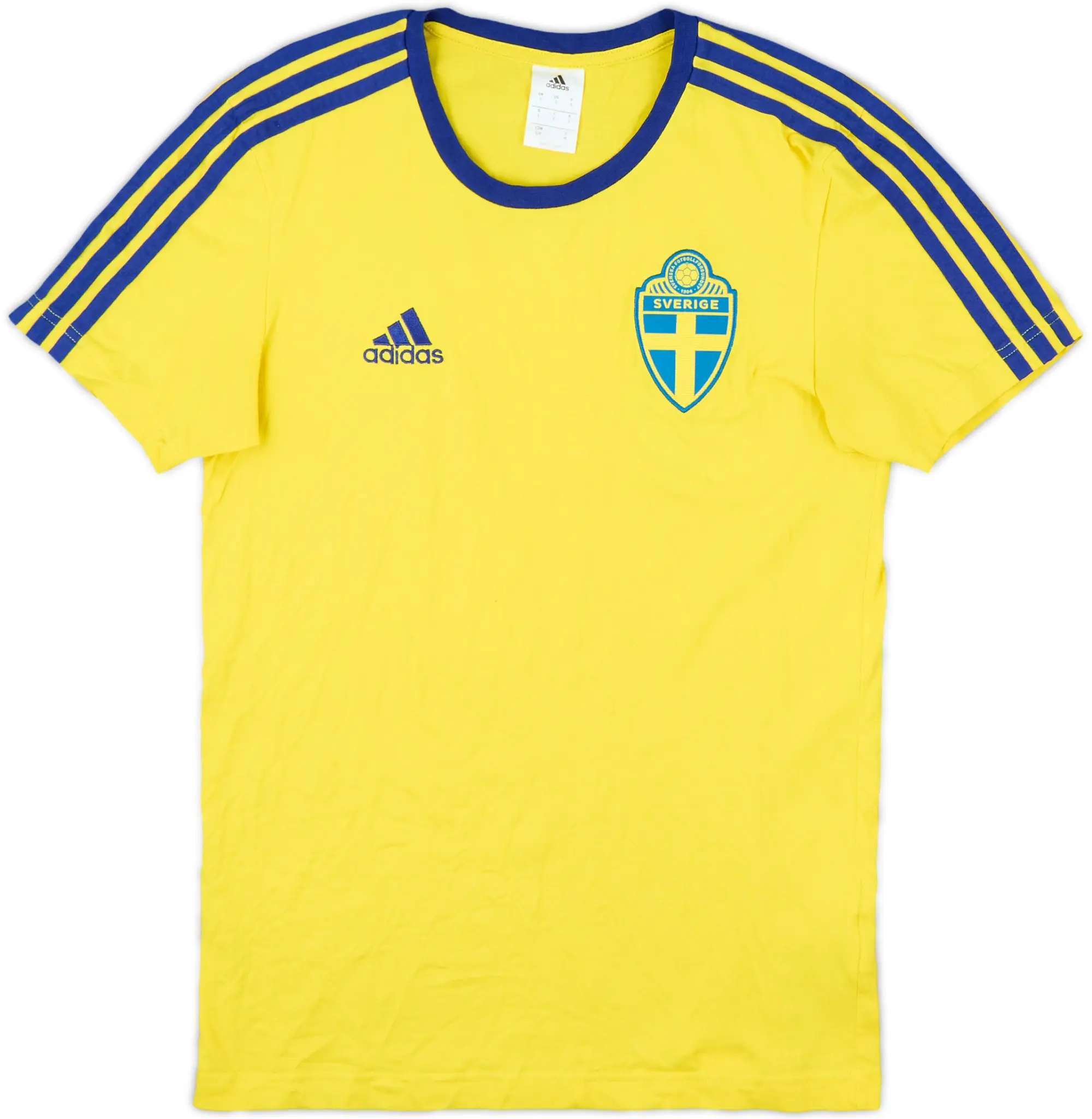 2018-19 Sweden adidas Cotton Tee - 8/10 - (S)