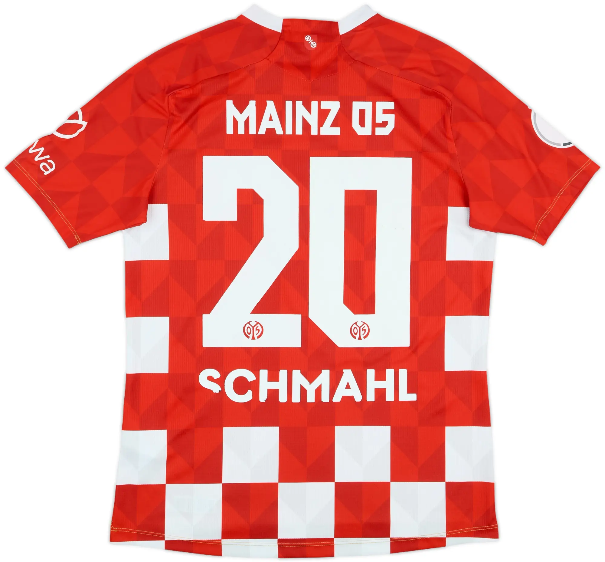2023-24 FSV Mainz Women Match Issue DFB-Pokal Home Shirt Schmahl #20