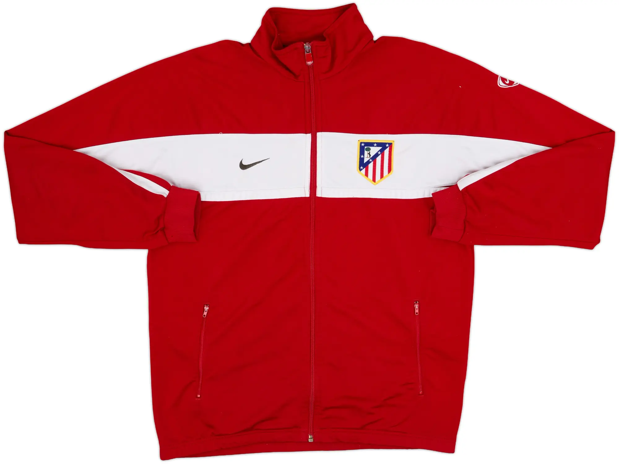 2001-02 Atletico Madrid Nike Track Jacket - 7/10 - (M)