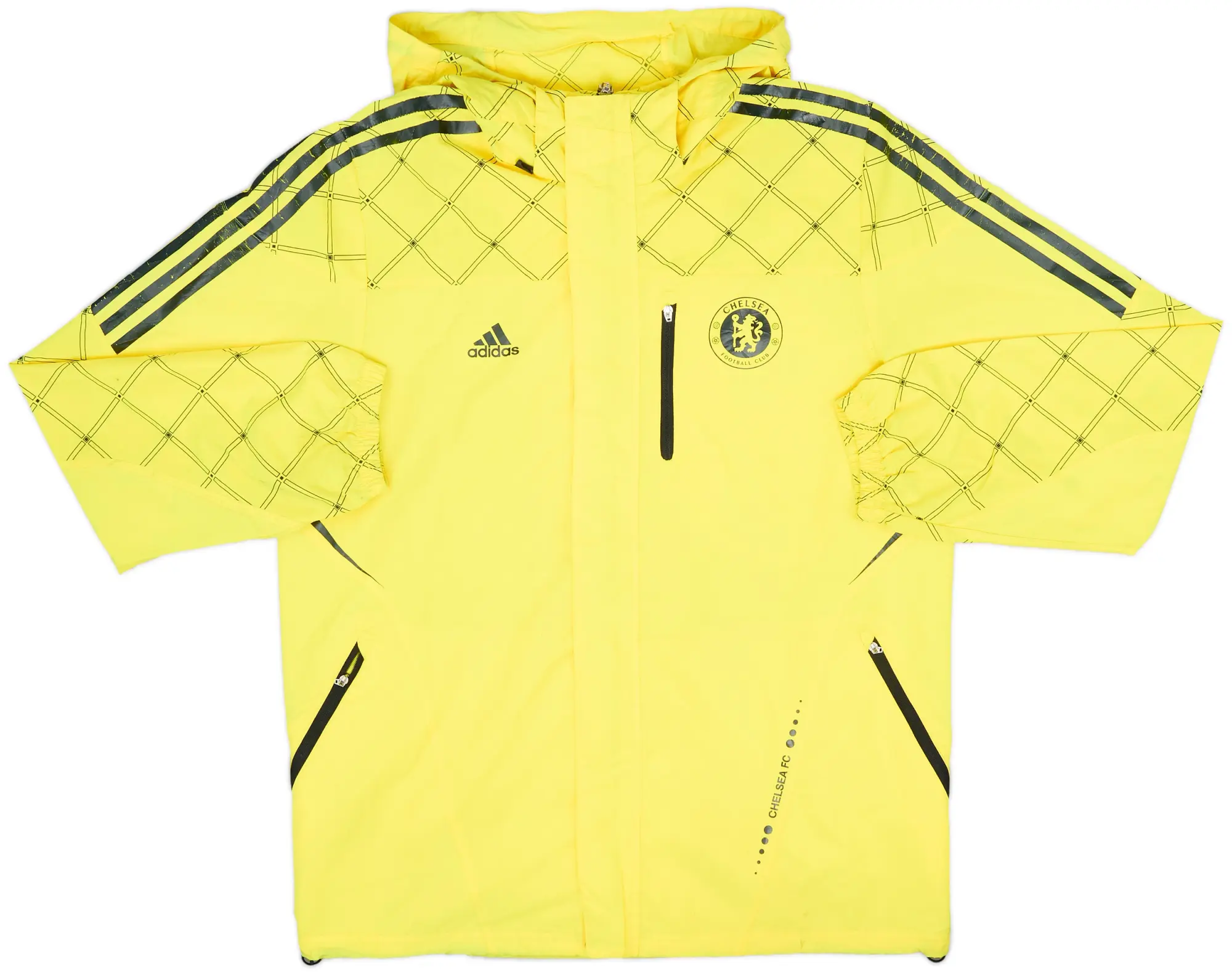 2010-11 Chelsea adidas Hooded Rain Jacket - 8/10 - (XL)