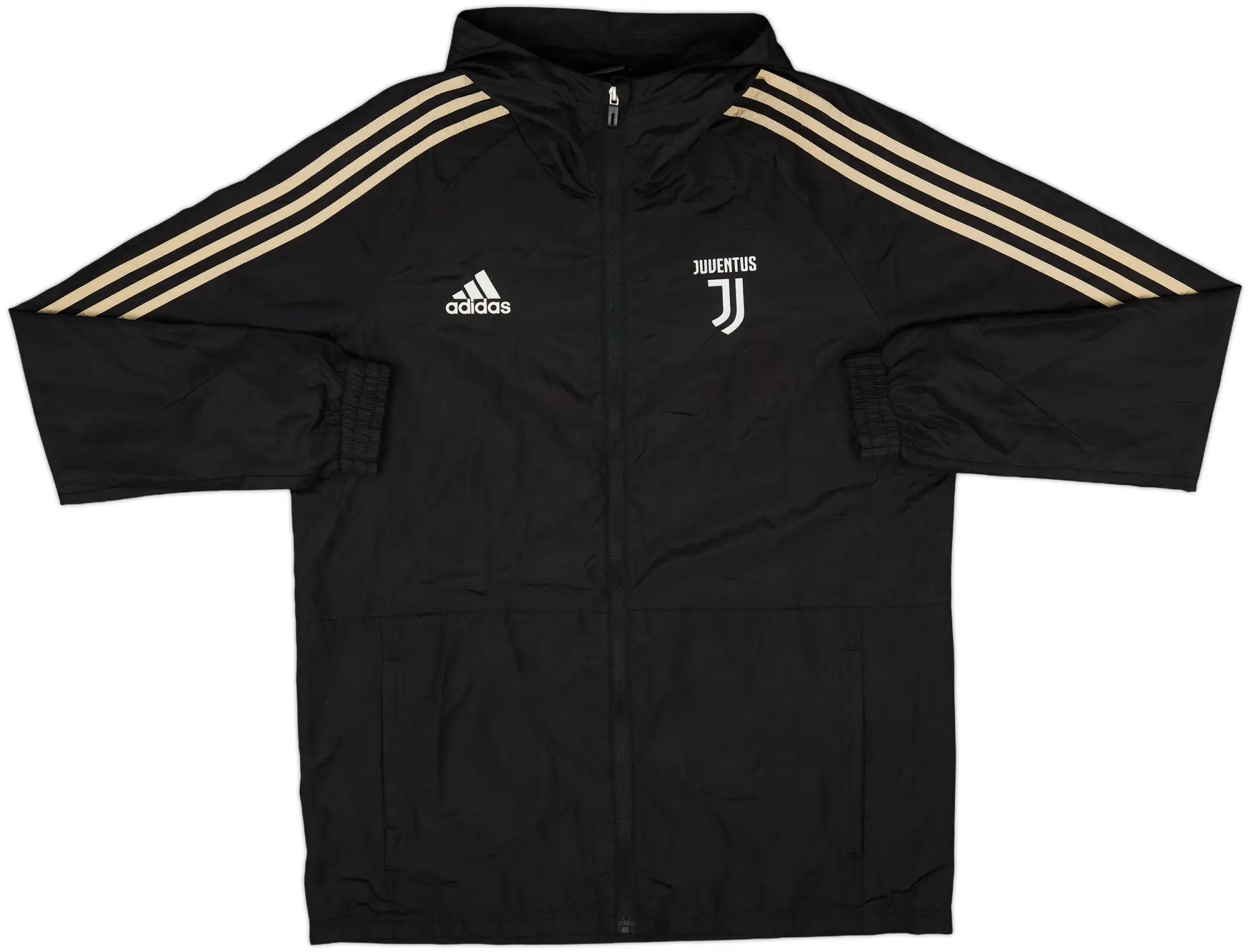 2018-19 Juventus adidas Hooded Rain Jacket - 8/10 - (XL)