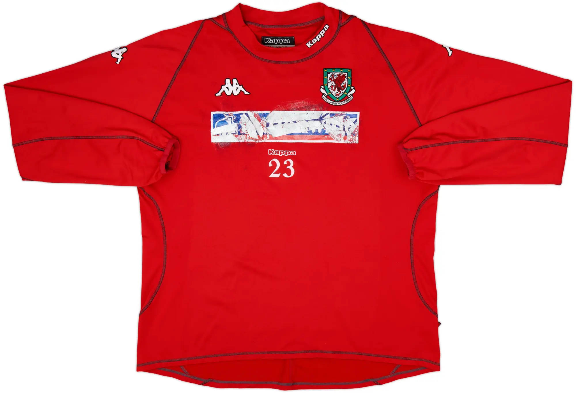 2004-05 Wales Player Issue Kappa Drill Top #23 - 4/10 - (XL)