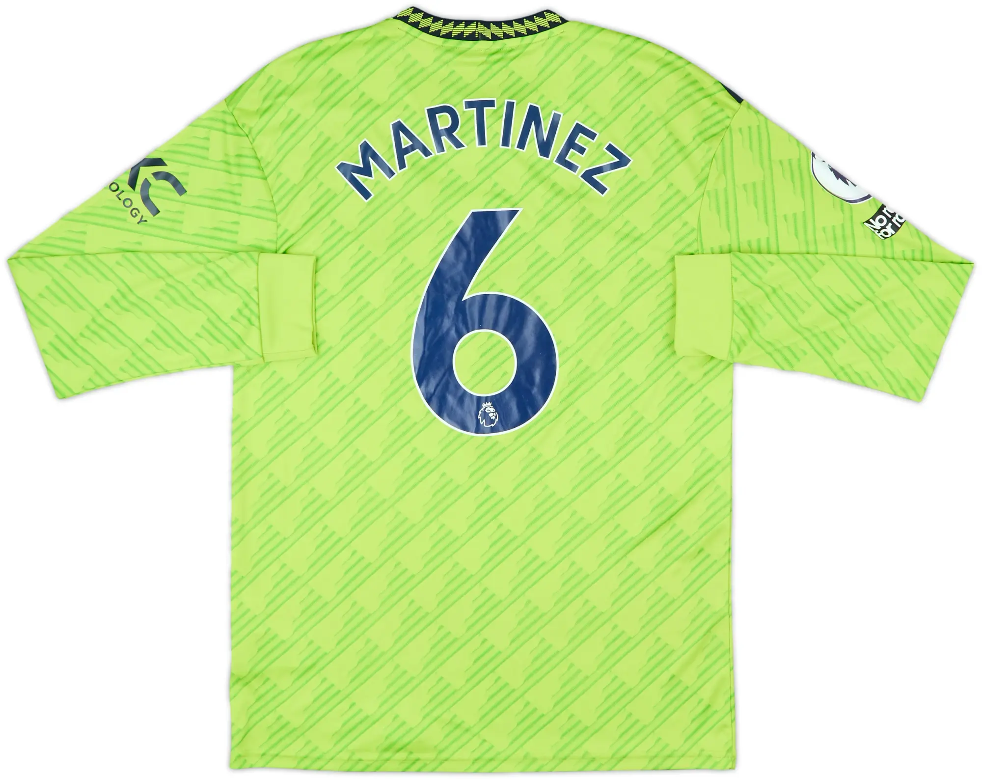2022-23 Manchester United Third L/S Shirt Martinez #6 - 8/10 - (M)