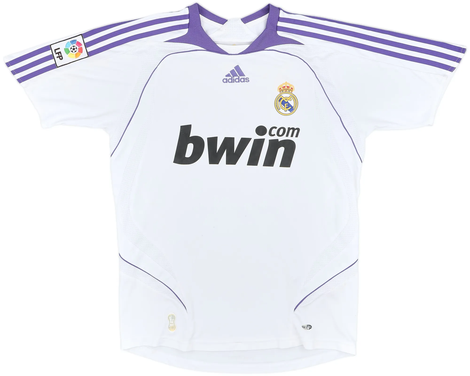 adidas Real Madrid Mens SS Home Shirt 2007/08