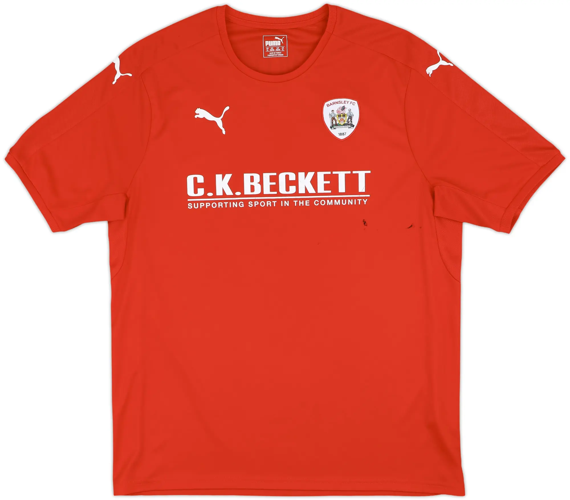 2016-17 Barnsley Home Shirt - 6/10 - (XL)