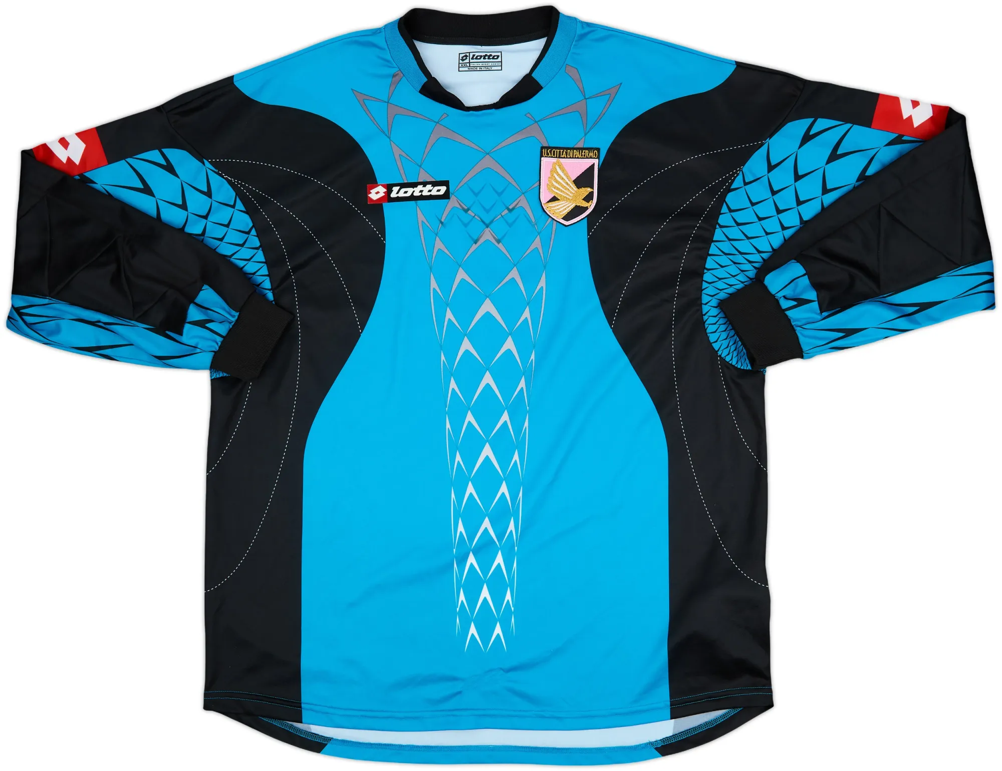 Lotto Palermo Mens LS Goalkeeper Home Shirt 2005/06