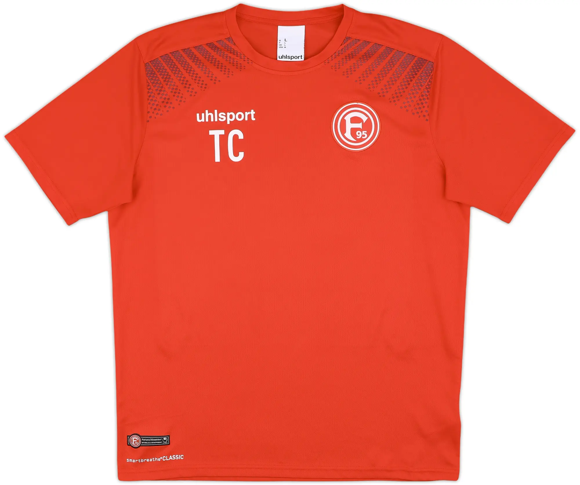 uhlsport Fortuna Düsseldorf Mens SS Home Shirt 2017/18