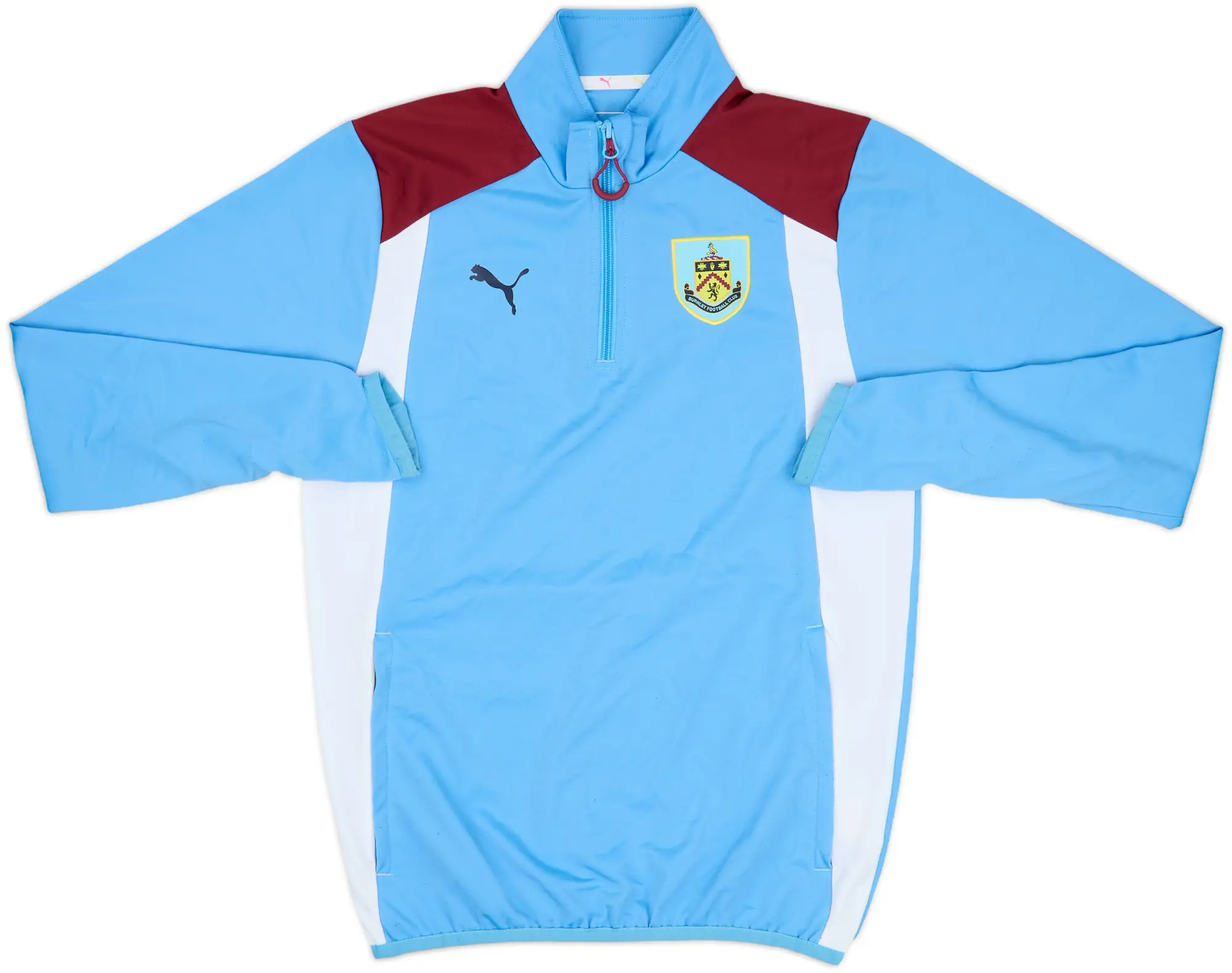 2016-17 Burnley Puma 1/4 Zip Drill Top - 8/10 - (L.Boys)