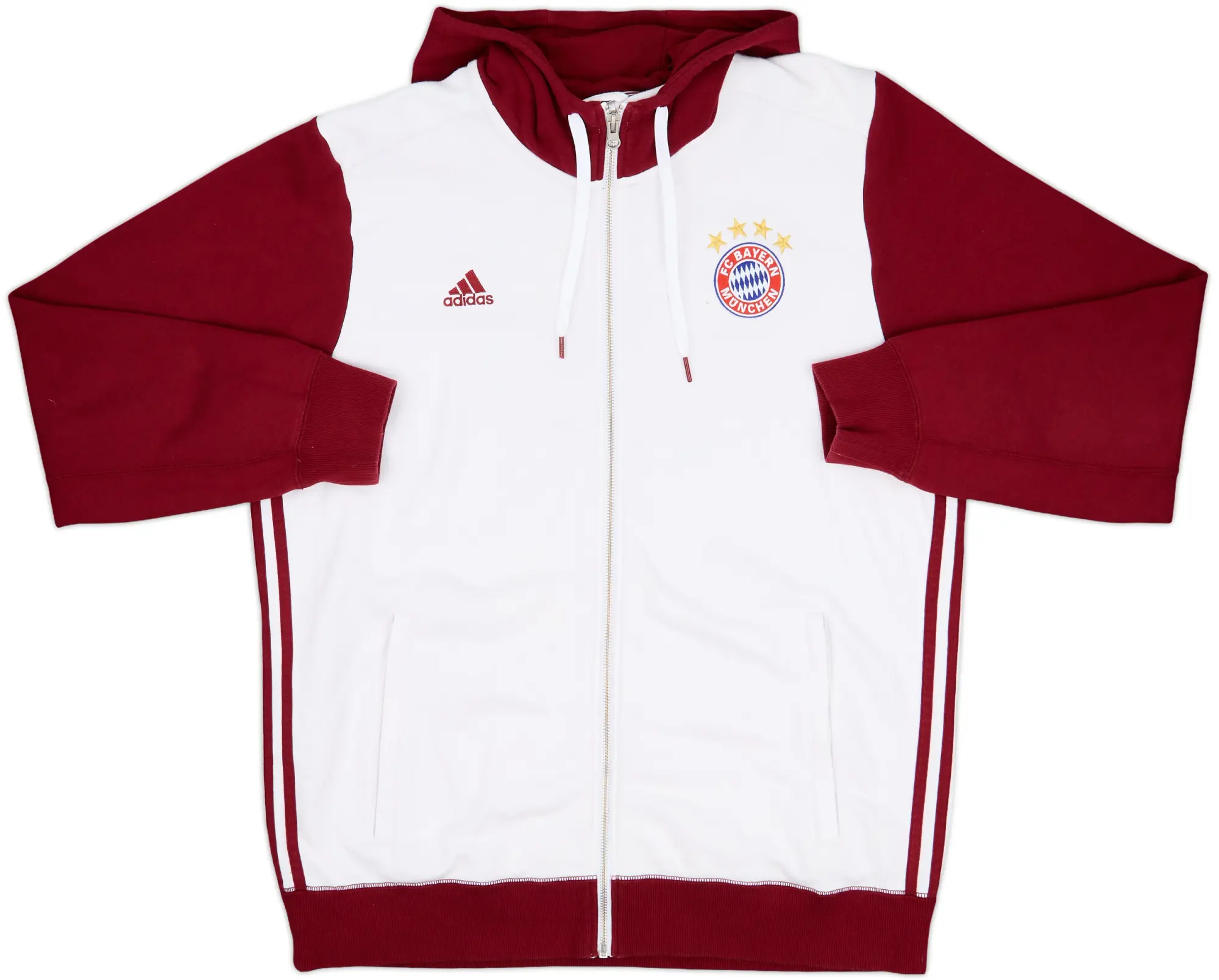 2016-17 Bayern Munich adidas Hooded Track Jacket - 7/10 - (XL)