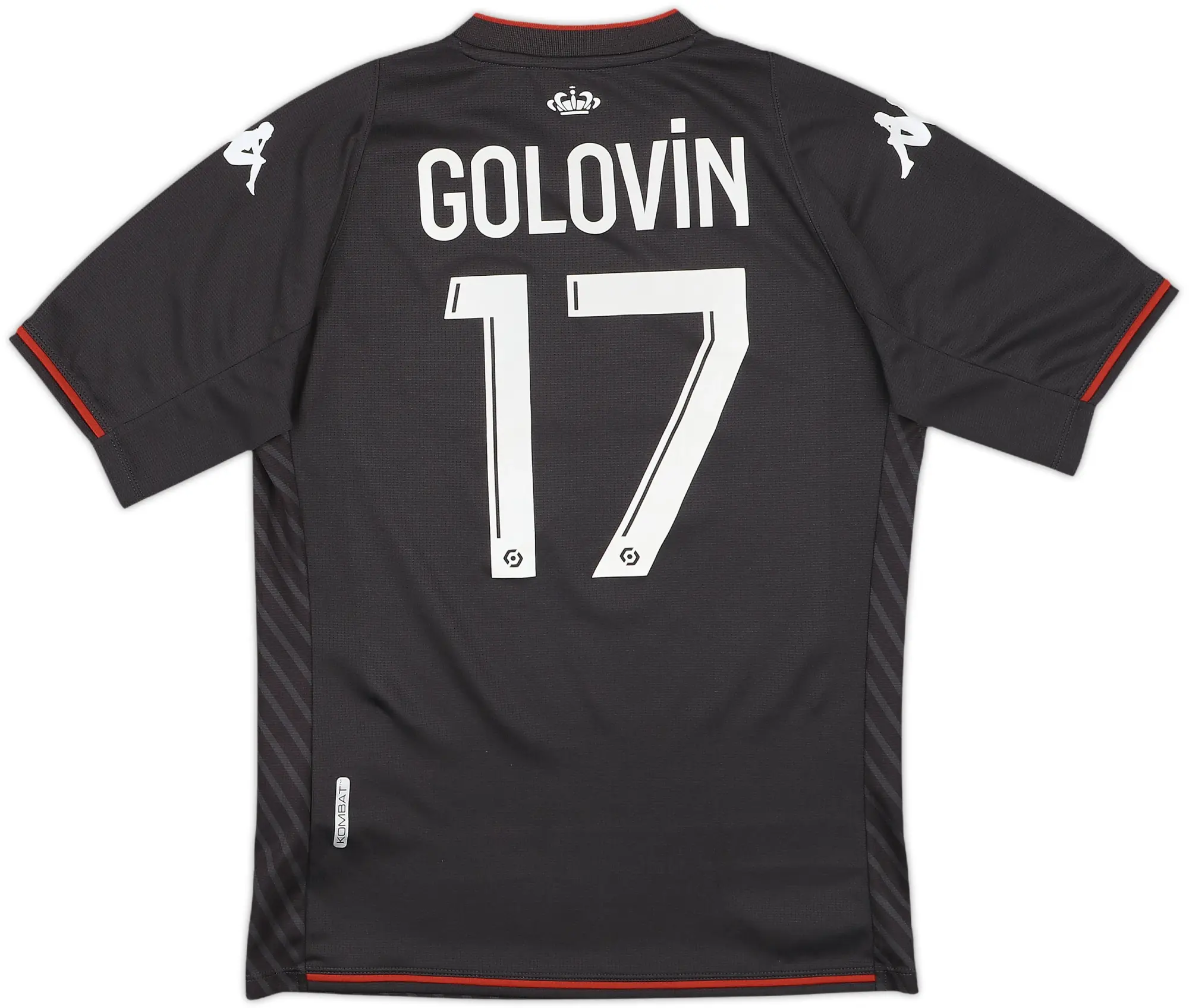 2021-22 Monaco Away Shirt Golovin #17 - 8/10 - (S)
