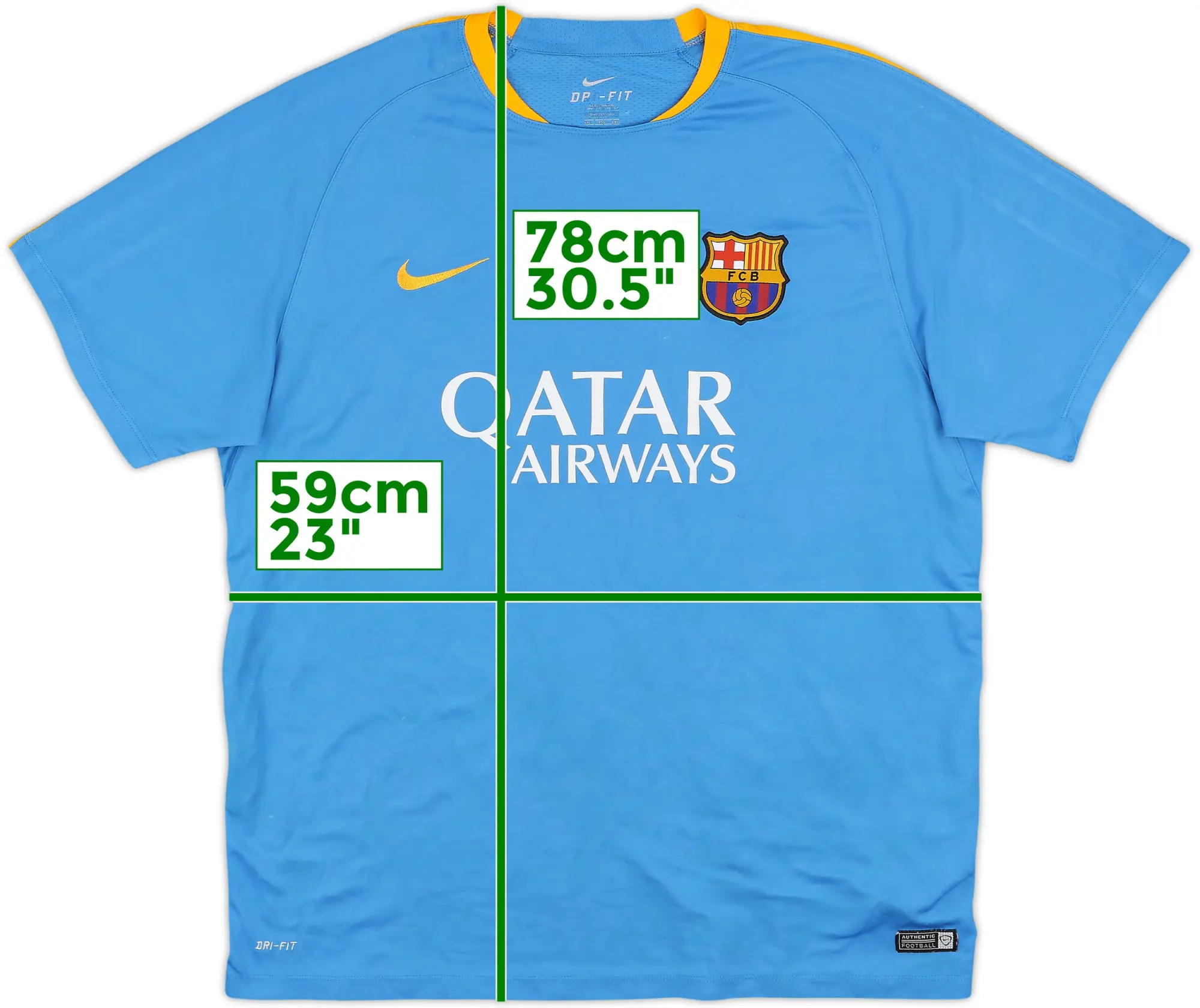 Nike Barcelona Mens SS Home Shirt 2015/16