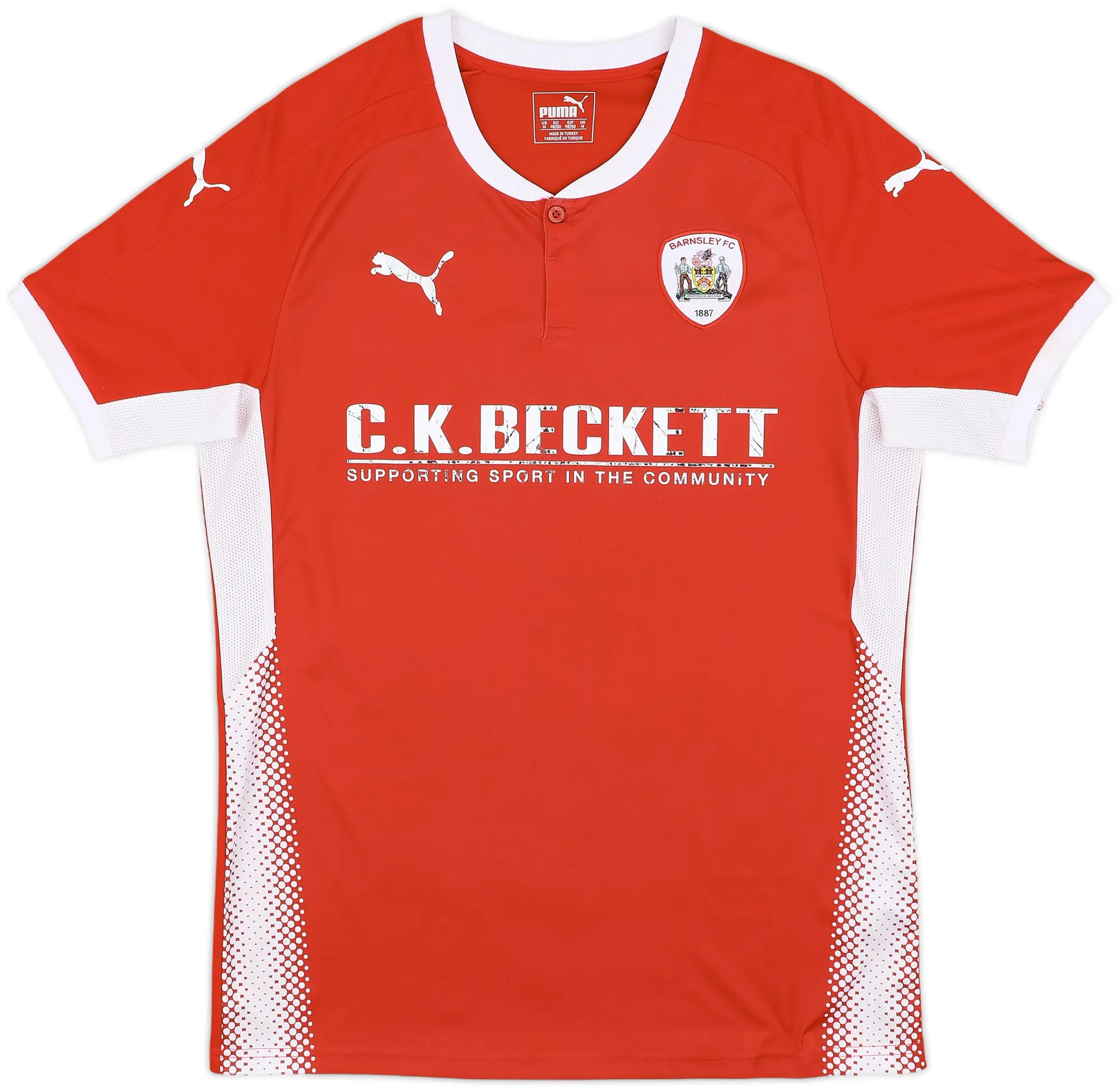 Puma Barnsley Mens SS Home Shirt 2017/18