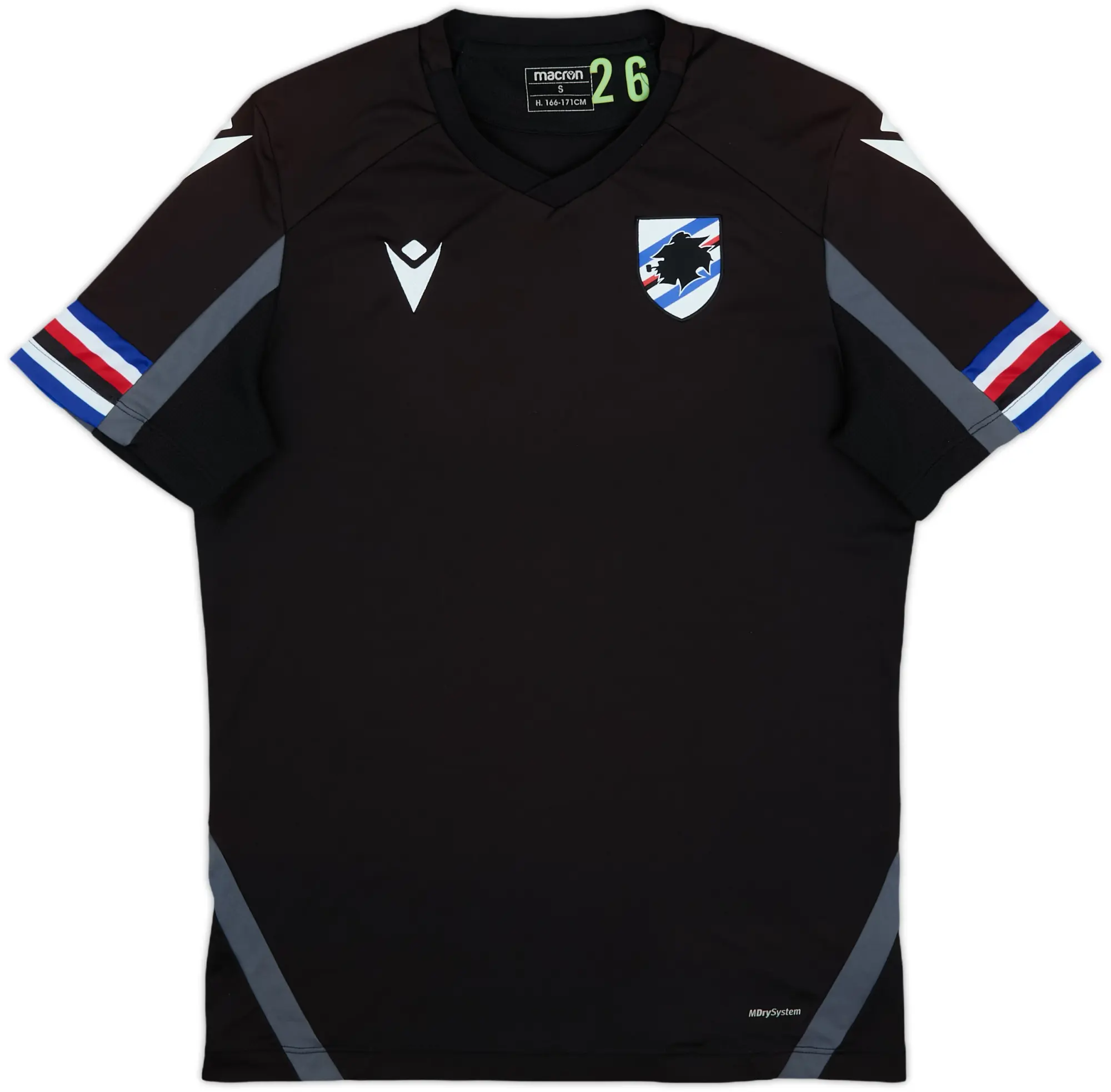 2021-22 Sampdoria Macron Player Issue Training Shirt #26 - 9/10 - (S)