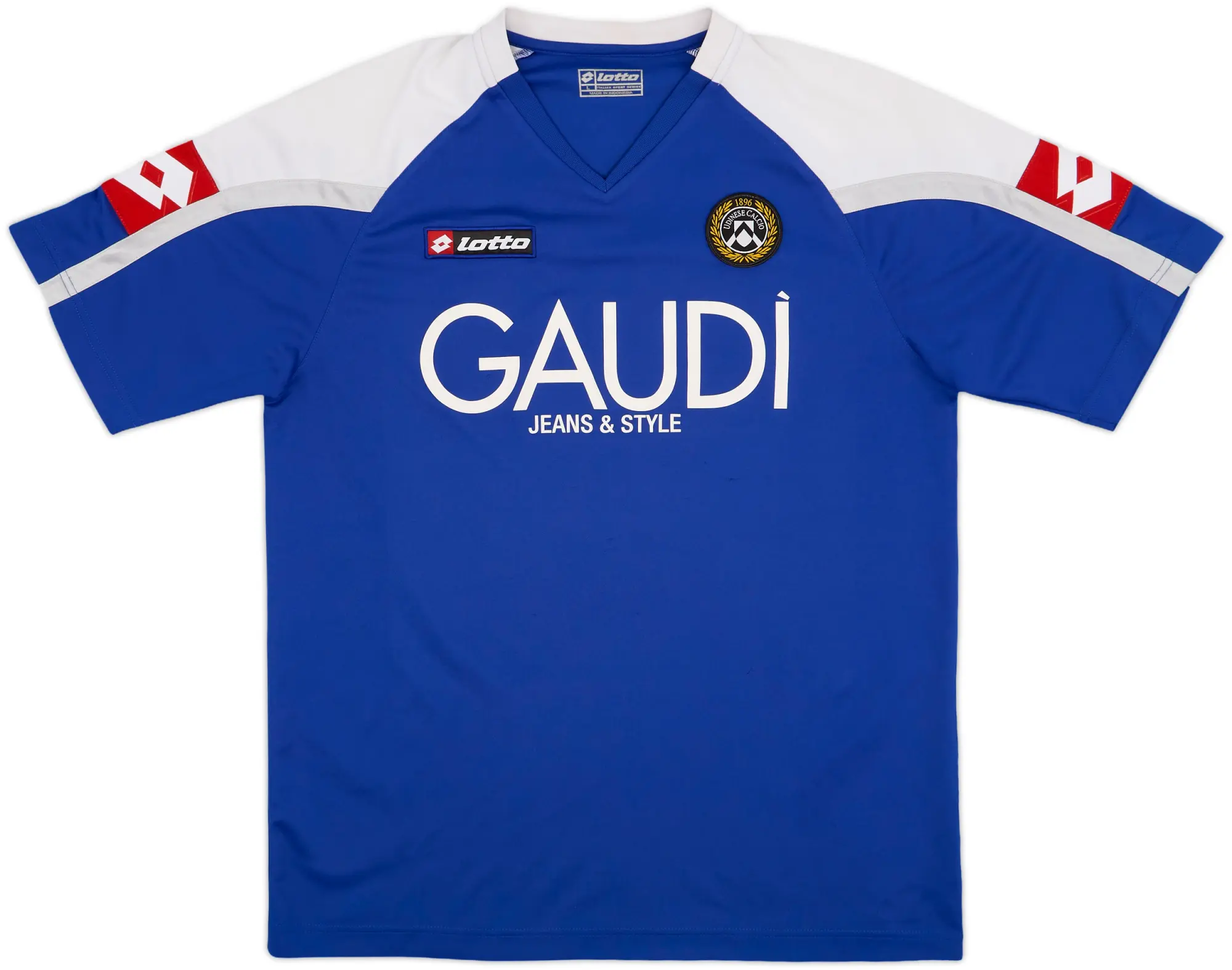 2006-07 Udinese Lotto Training Shirt - 8/10 - (L)